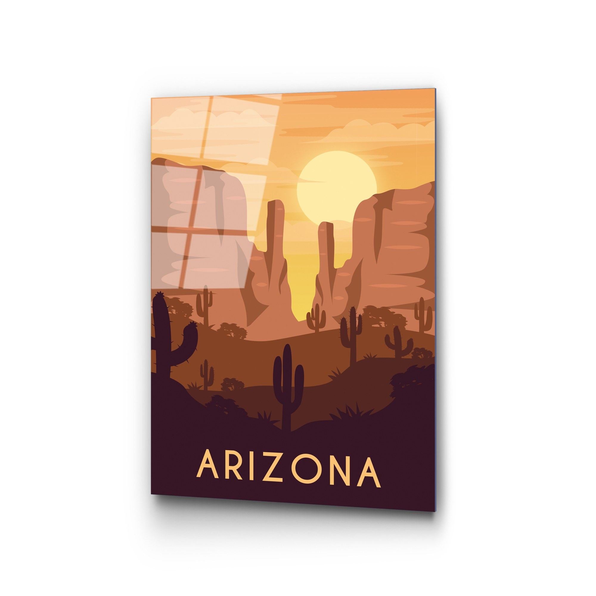 Quadro Decorativo em Vidro Temperado UV-1030 (30 x 45 cm) Multicolor – 4 mm