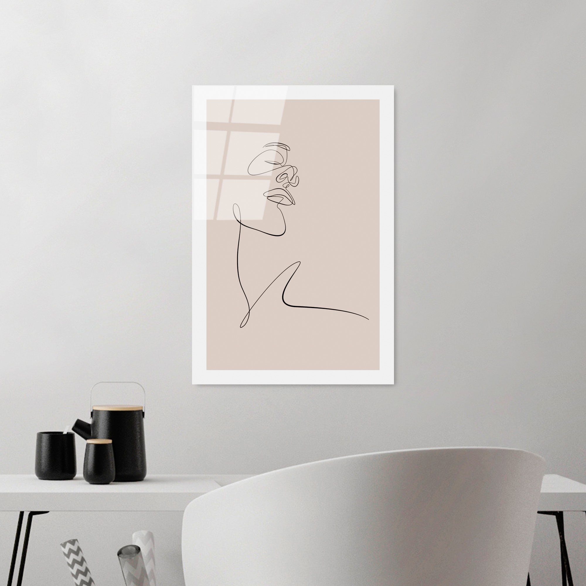 Quadro Decorativo em Vidro Temperado UV-1031, 30x45 cm, Multicolor, 4 mm