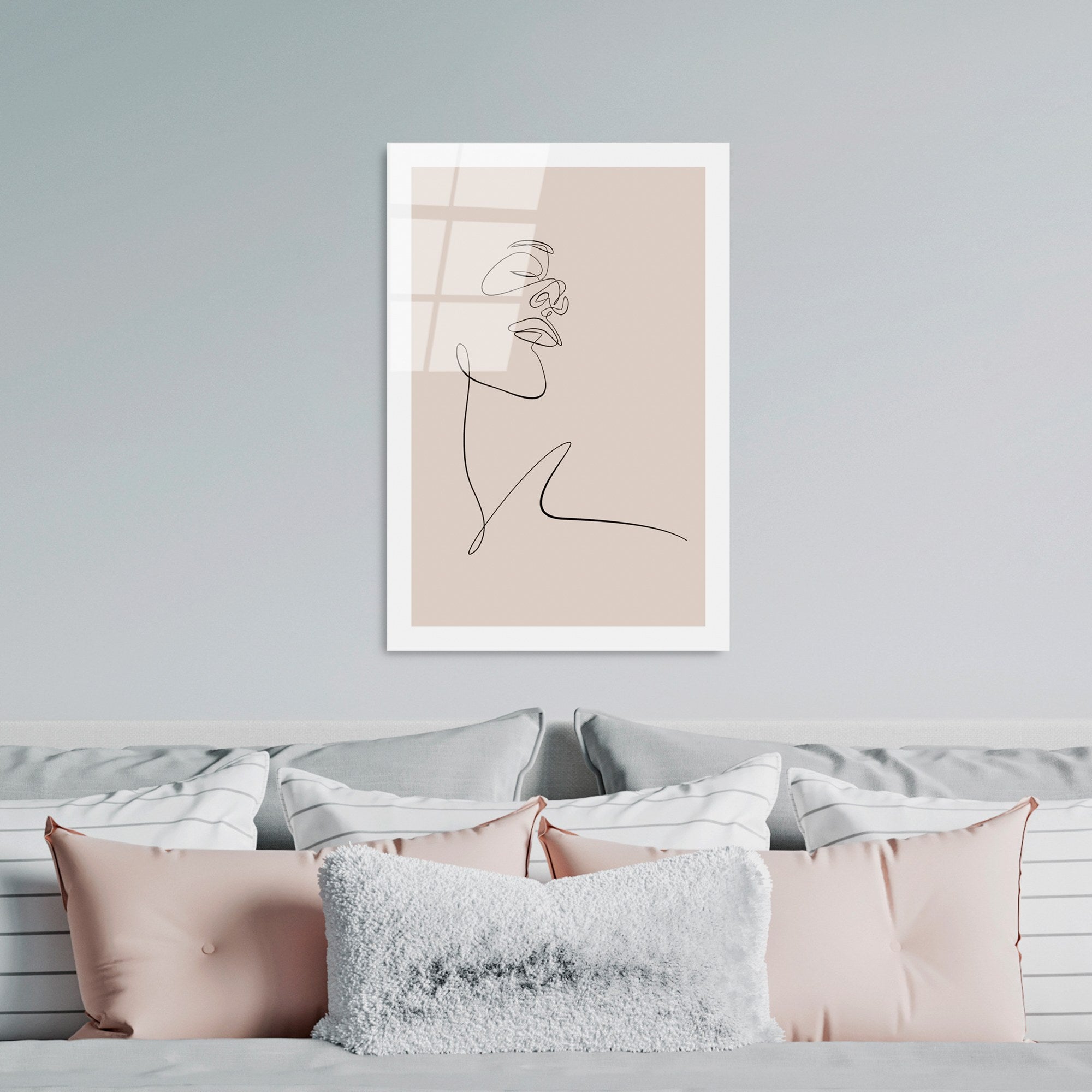 Quadro Decorativo em Vidro Temperado UV-1031, 30x45 cm, Multicolor, 4 mm