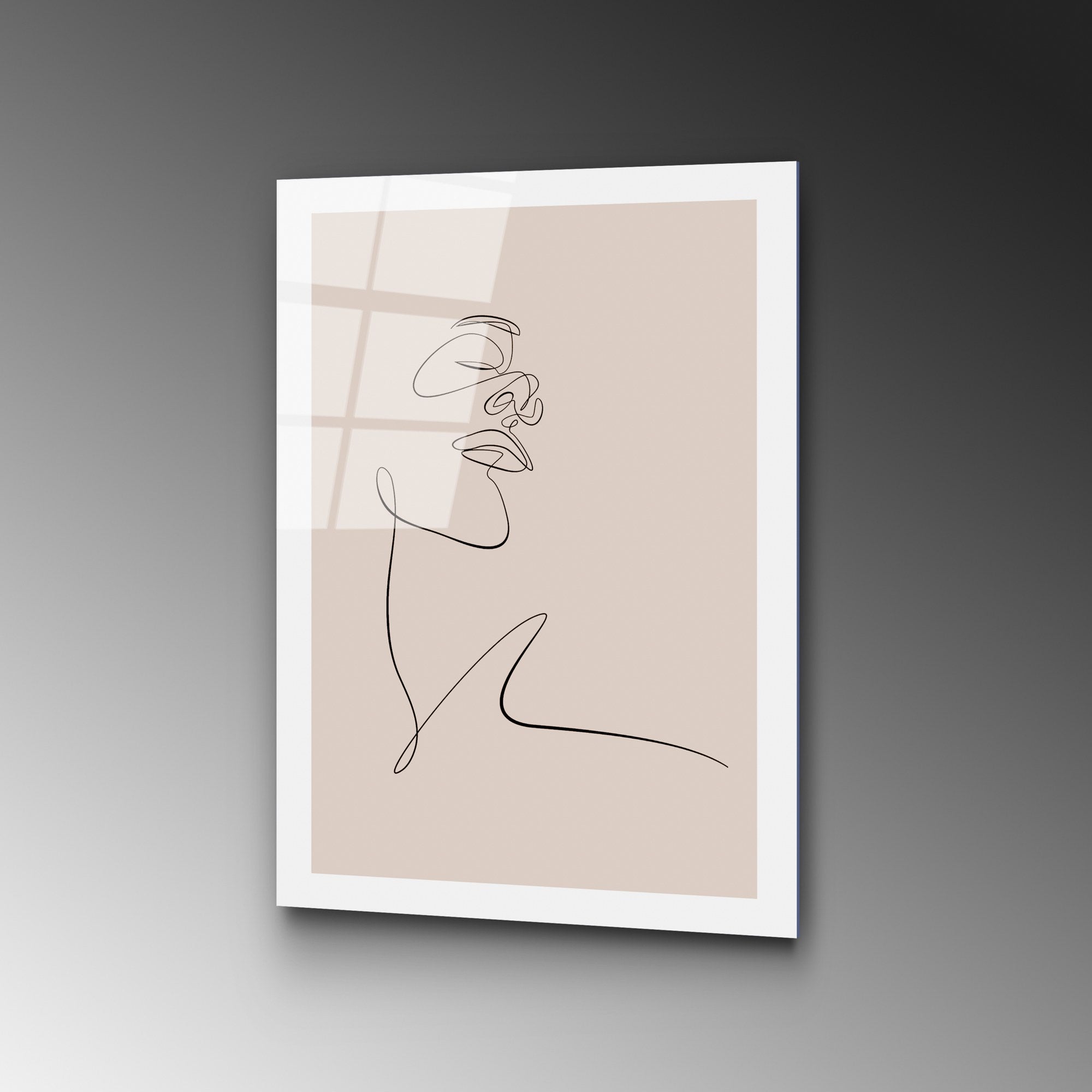 Quadro Decorativo em Vidro Temperado UV-1031, 30x45 cm, Multicolor, 4 mm