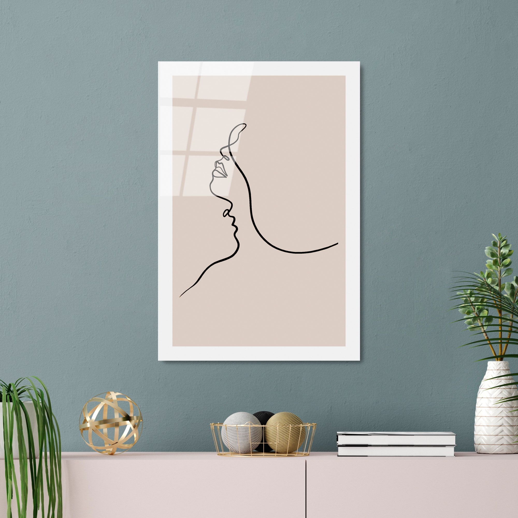 Quadro Decorativo em Vidro Temperado 4 mm UV-1032, Multicolor, 30 x 45 cm (Ref. 123BZM2527)