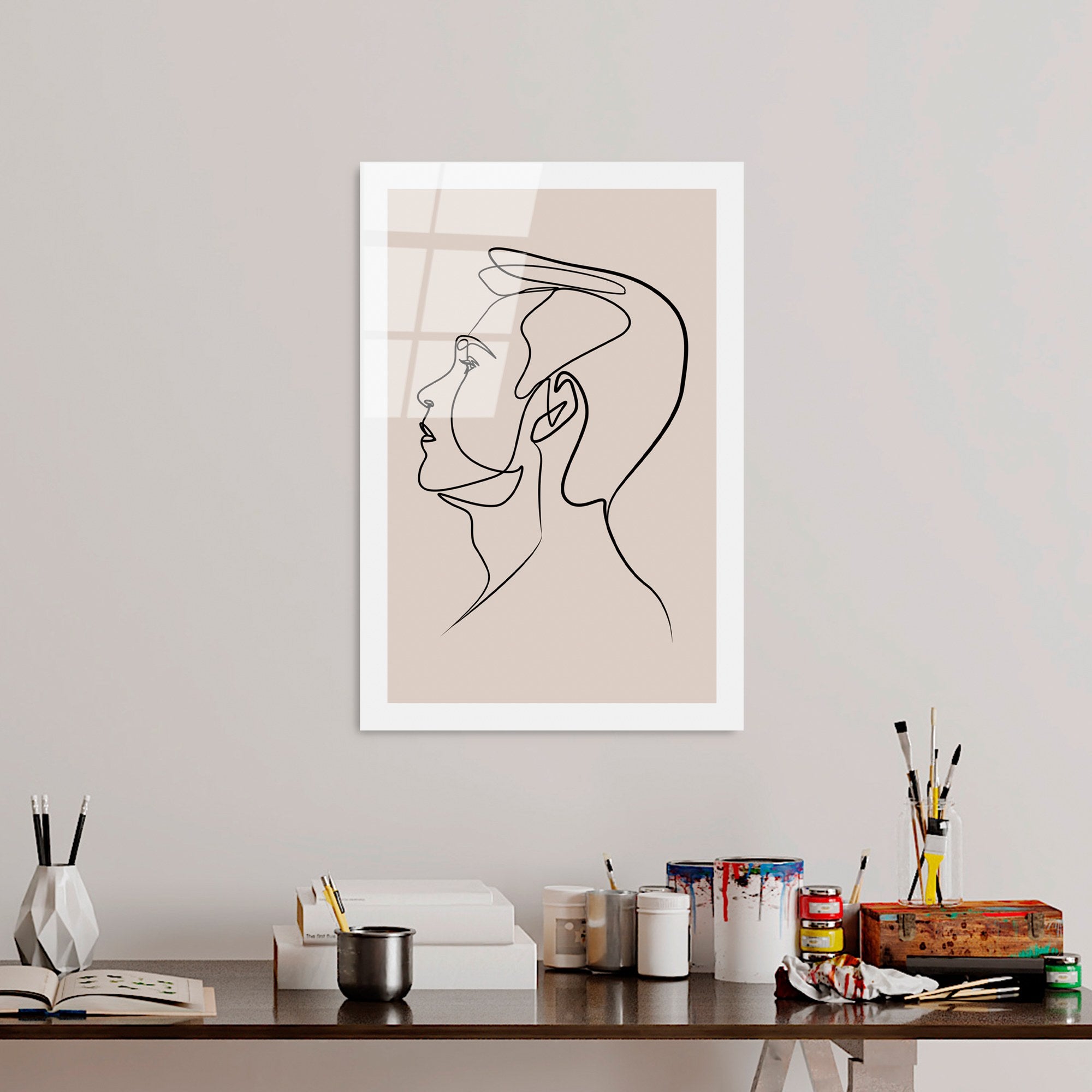 Quadro Decorativo em Vidro Temperado 4 mm 30x45 cm – Multicolor | UV-1033