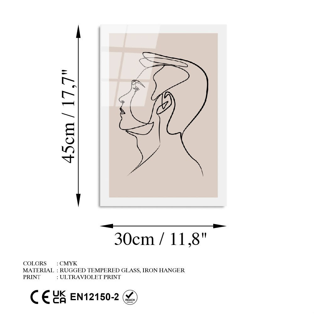 Quadro Decorativo em Vidro Temperado 4 mm 30x45 cm – Multicolor | UV-1033