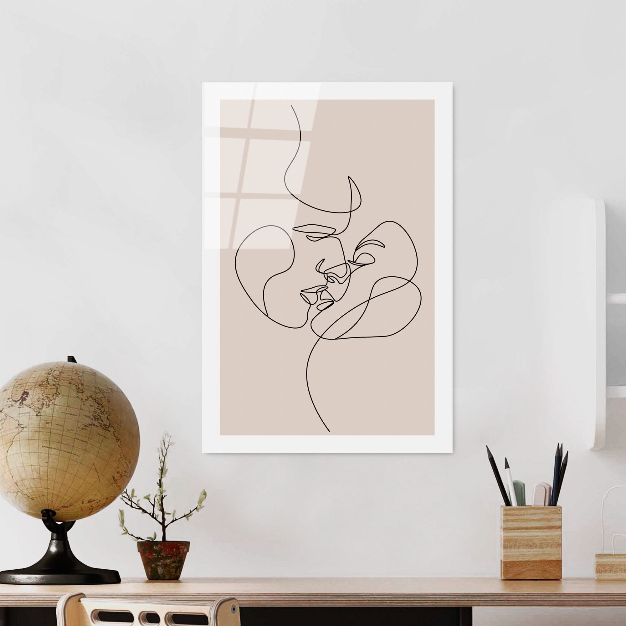 Quadro Decorativo em Vidro Temperado UV-1034 (30 x 45 cm, Multicolor, 4 mm)