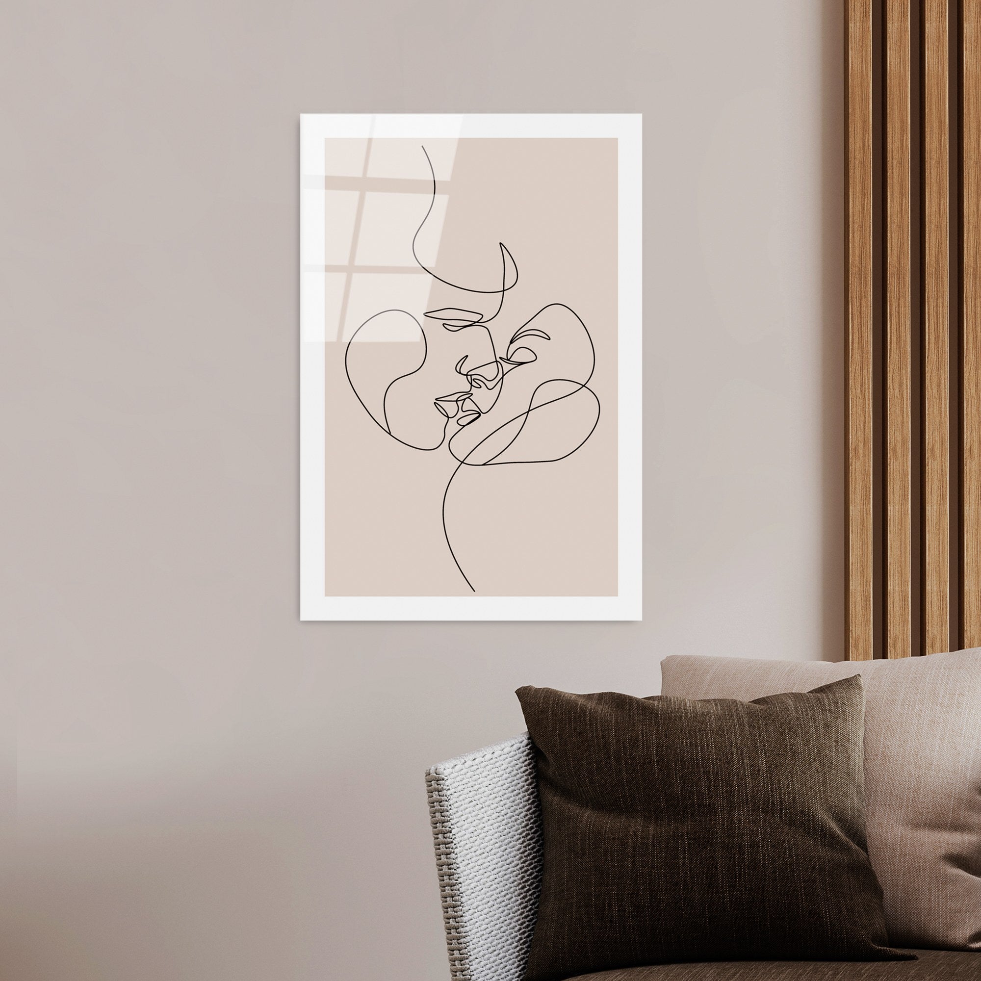 Quadro Decorativo em Vidro Temperado UV-1034 (30 x 45 cm, Multicolor, 4 mm)