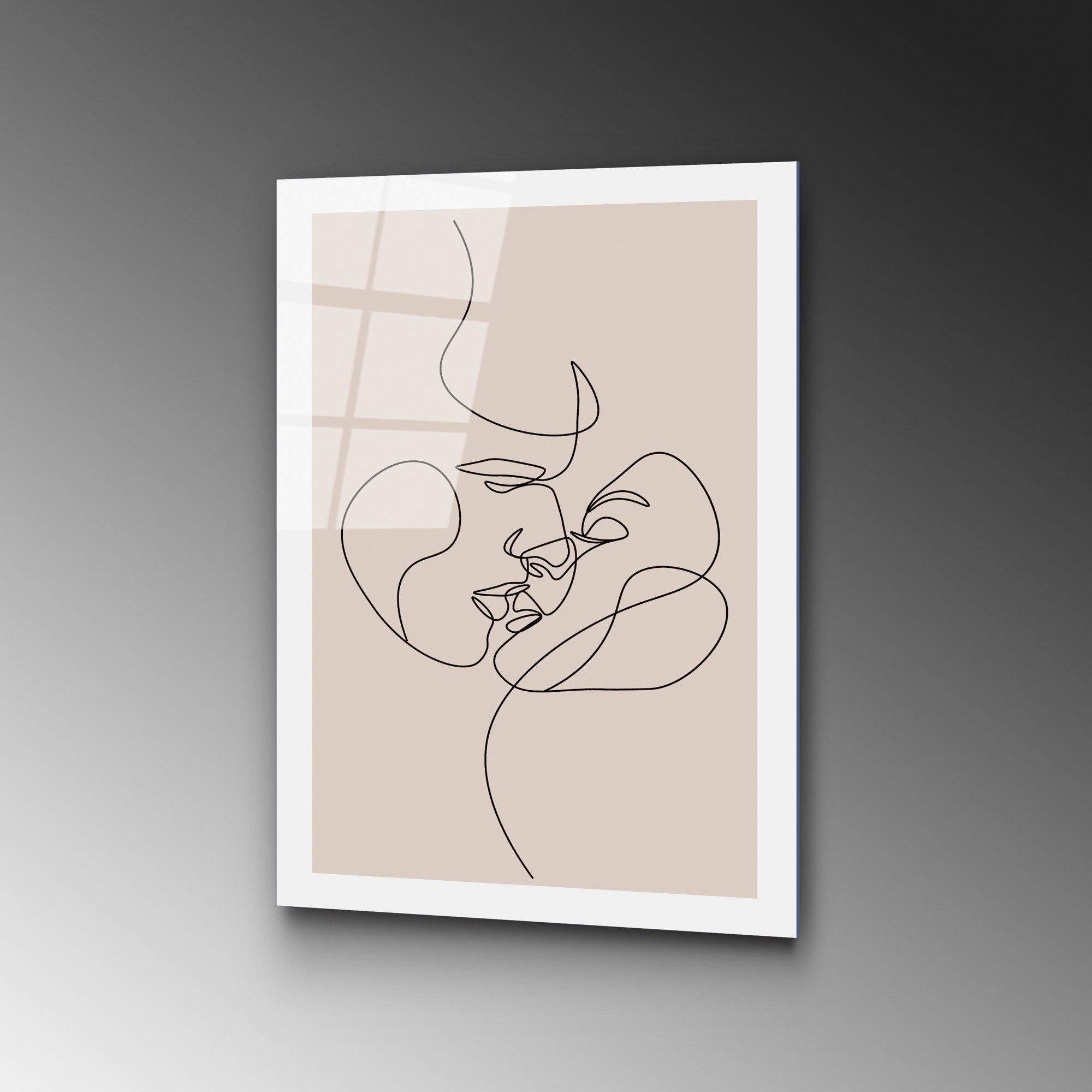 Quadro Decorativo em Vidro Temperado UV-1034 (30 x 45 cm, Multicolor, 4 mm)