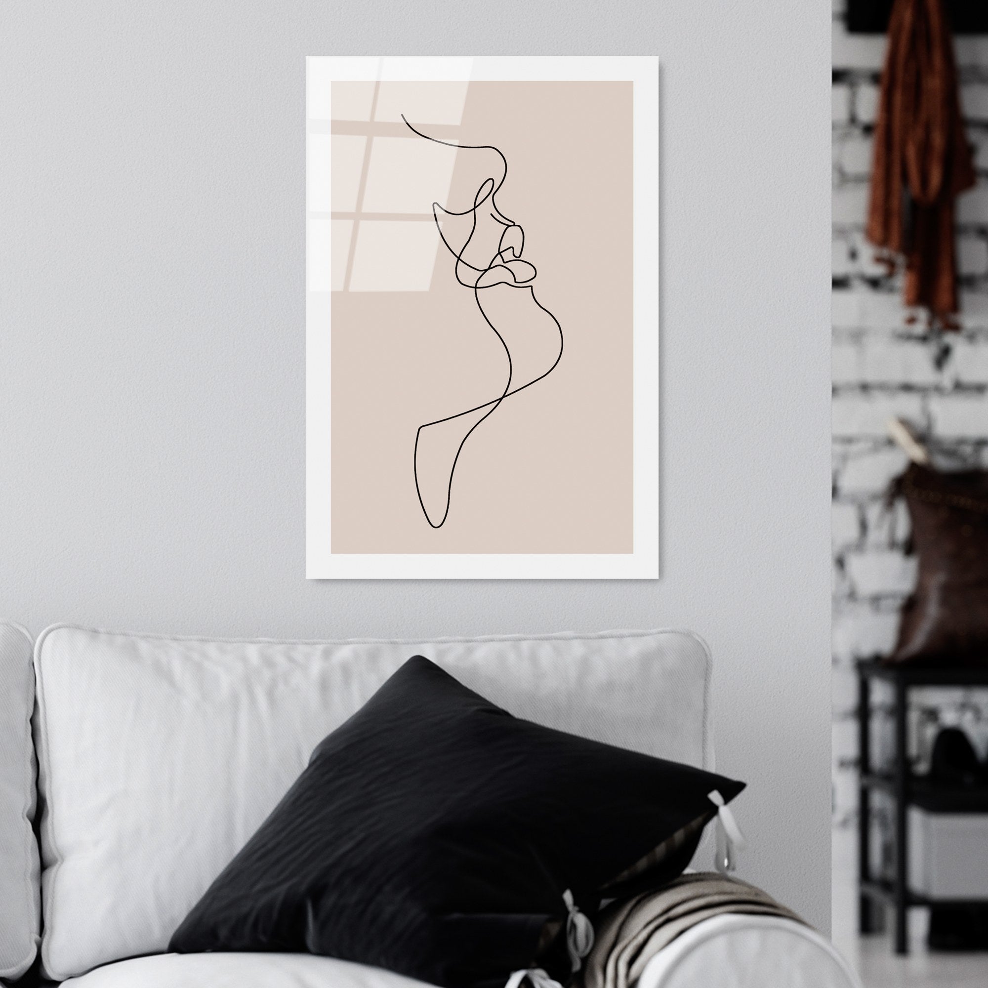 Quadro Decorativo em Vidro Temperado (4 mm) UV-1035, Multicolor, 30 x 45 cm