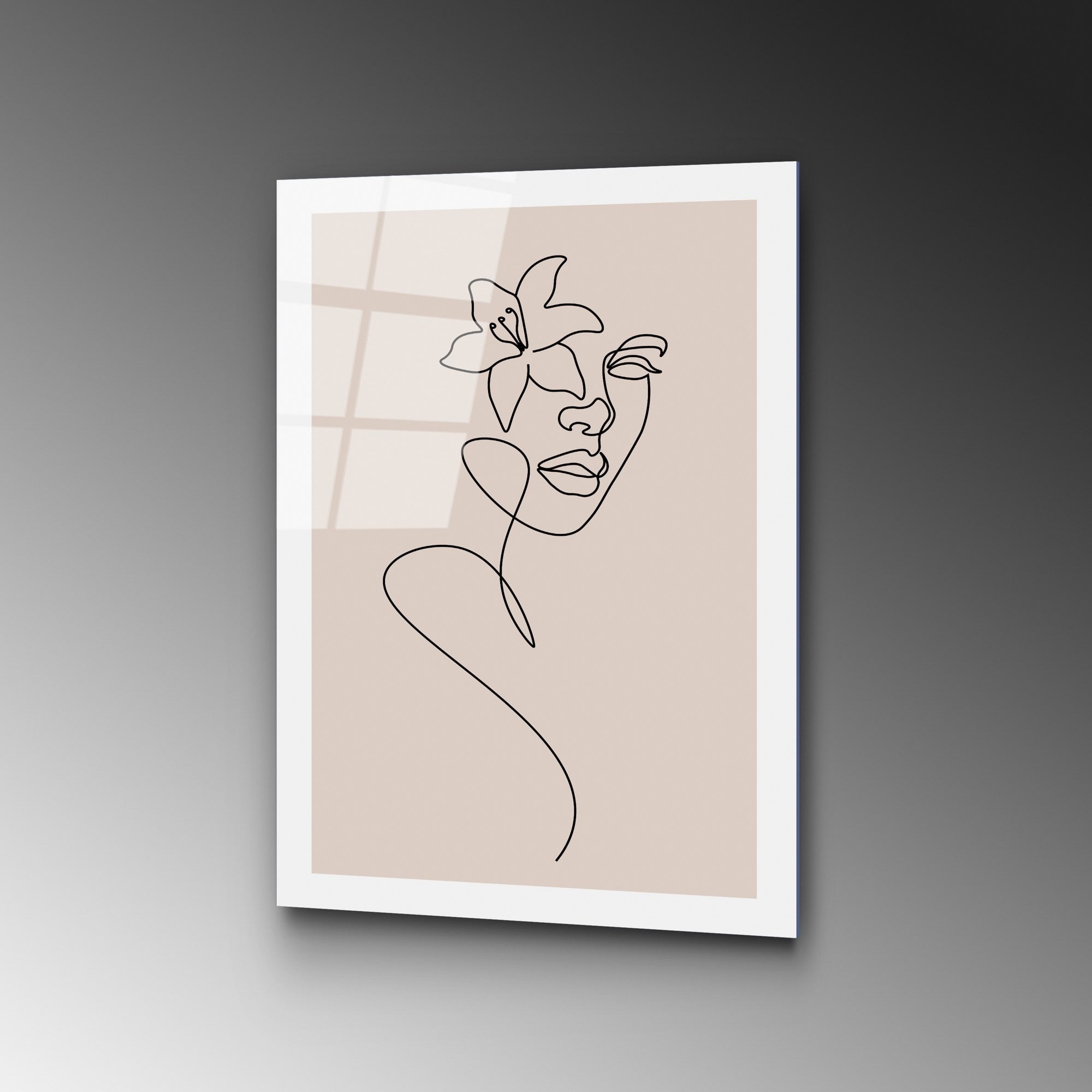 Quadro Decorativo em Vidro Temperado UV-1036, Multicolor, 30 x 45 cm, 4 mm