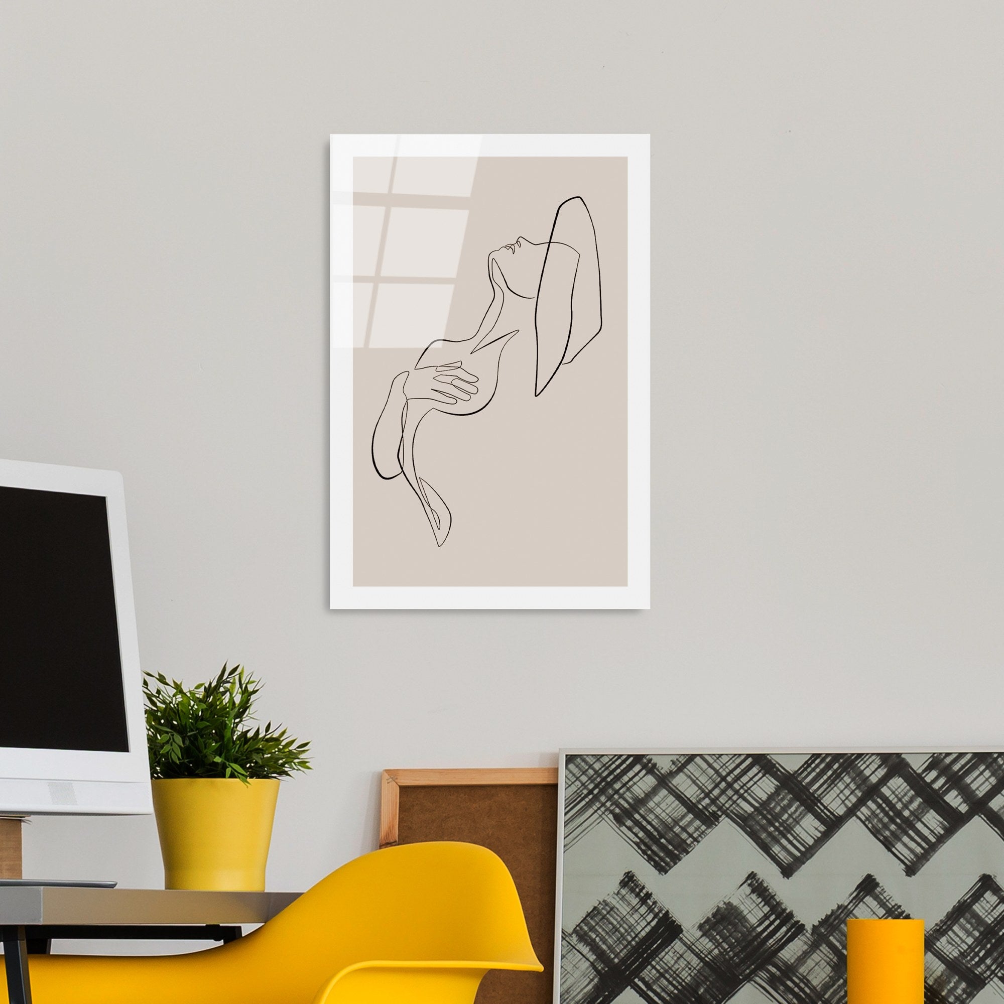 Quadro Decorativo em Vidro Temperado 4 mm 30x45 cm Multicolor | UV-1037