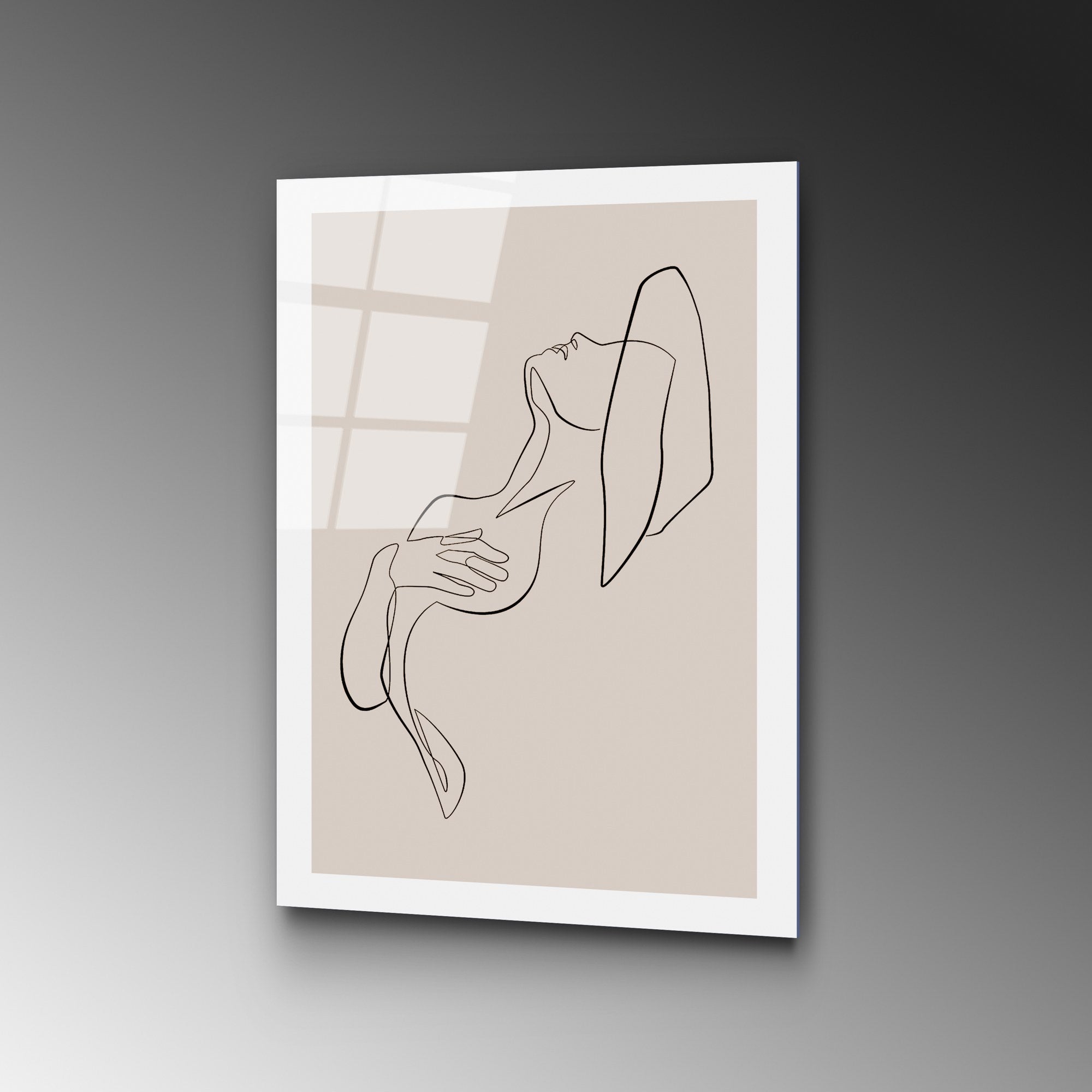 Quadro Decorativo em Vidro Temperado 4 mm 30x45 cm Multicolor | UV-1037