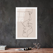 Pintura Decorativa em Vidro Temperado 4 mm — UV-1038 (30 x 45 cm), Multicolor