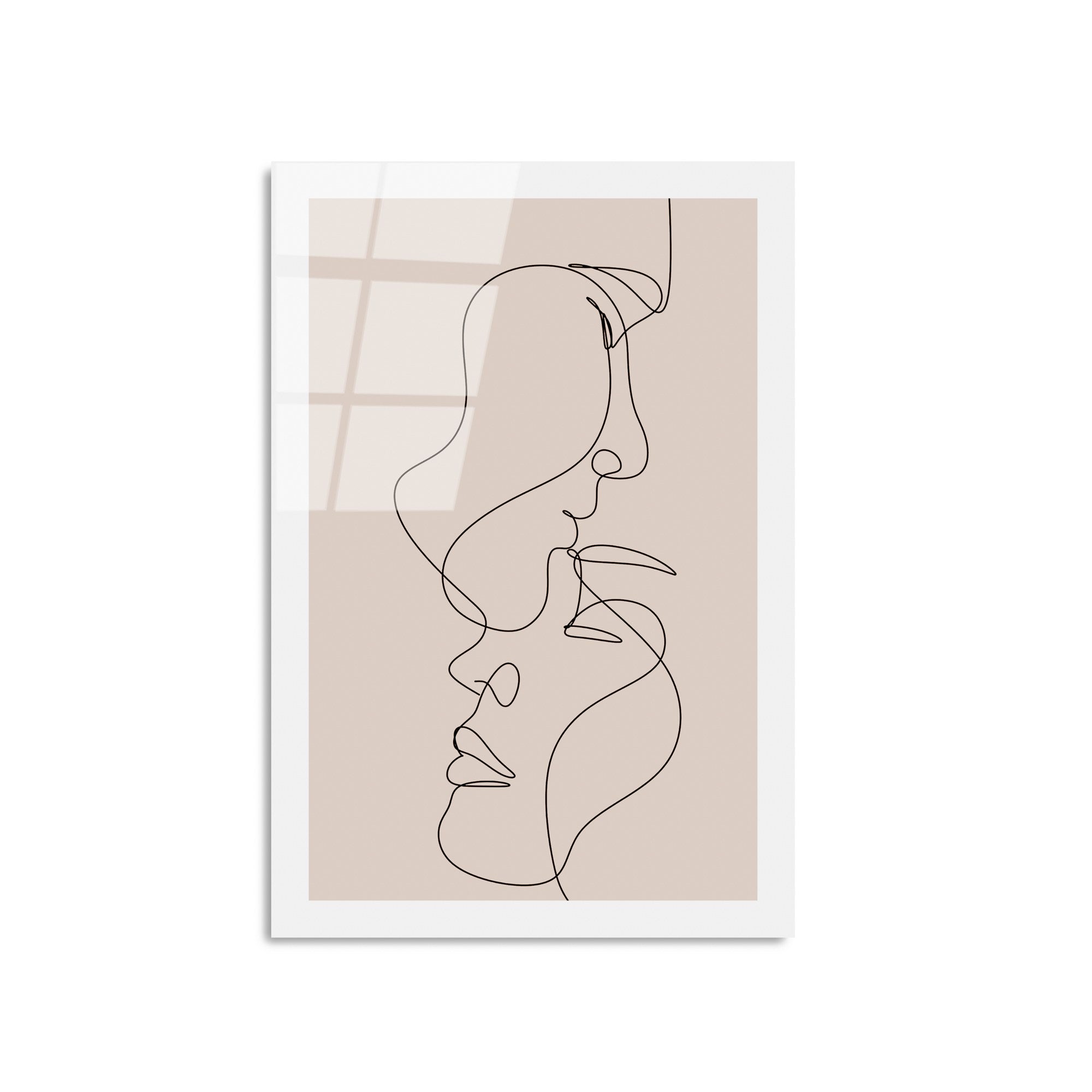 Pintura Decorativa em Vidro Temperado 4 mm — UV-1038 (30 x 45 cm), Multicolor