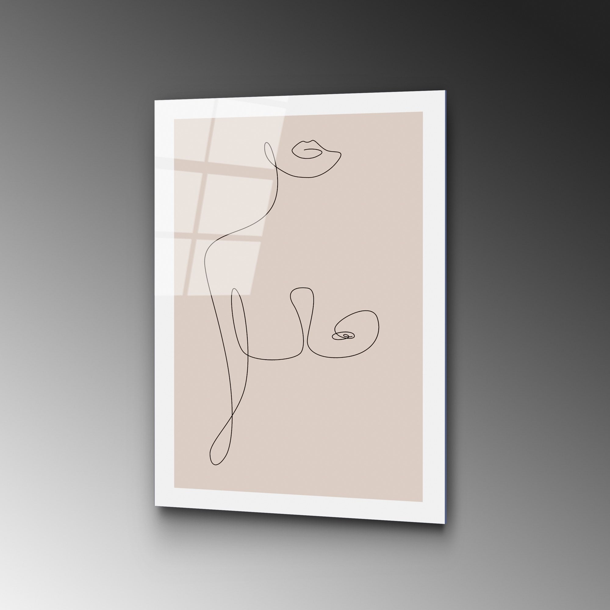 Quadro Decorativo 100% Vidro Temperado UV-1040, 30 x 45 cm, Multicolor, 4 mm