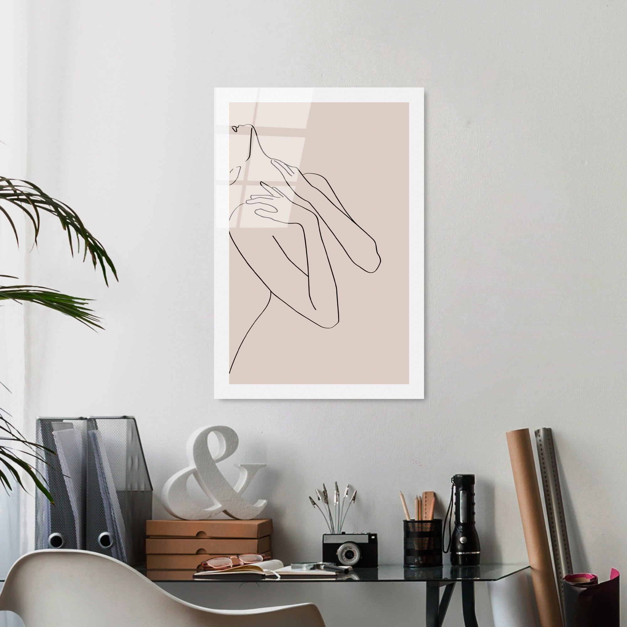 Quadro Decorativo em Vidro Temperado UV-1041, 30 x 45 cm, Multicolor, 4 mm