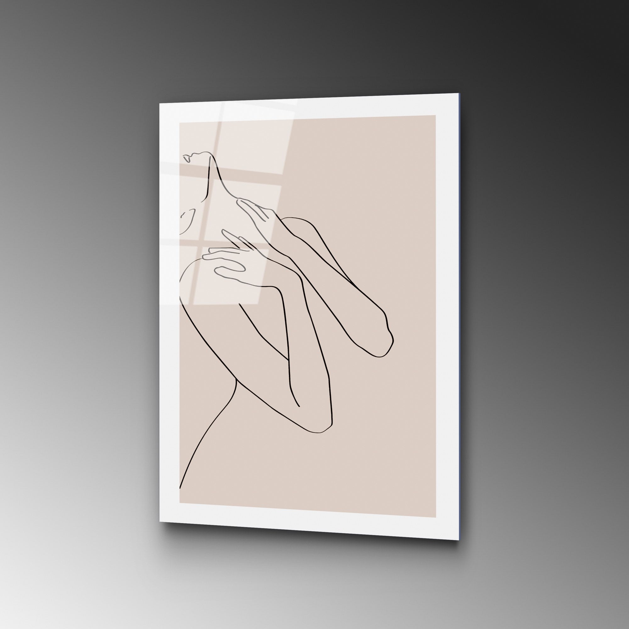 Quadro Decorativo em Vidro Temperado UV-1041, 30 x 45 cm, Multicolor, 4 mm