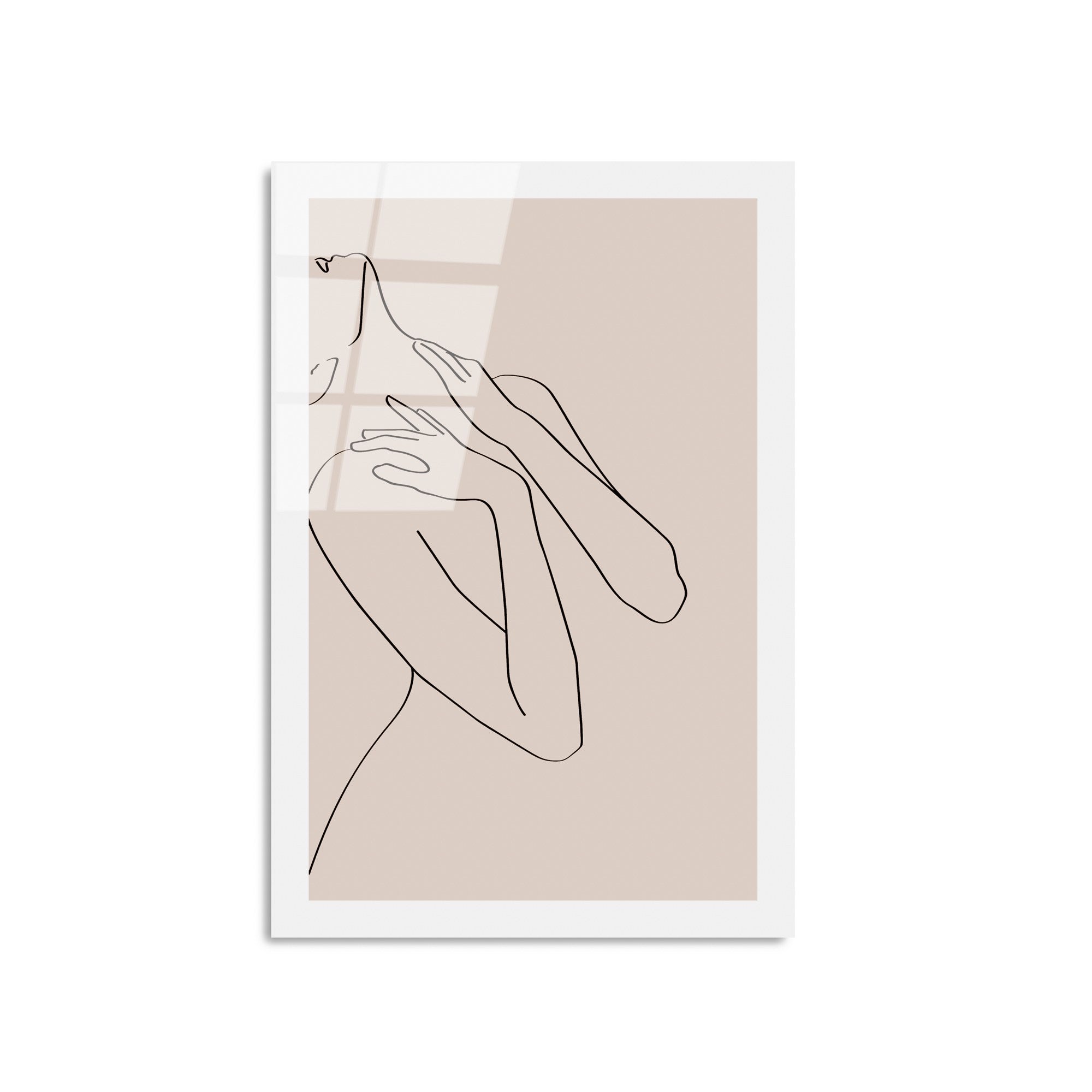 Quadro Decorativo em Vidro Temperado UV-1041, 30 x 45 cm, Multicolor, 4 mm