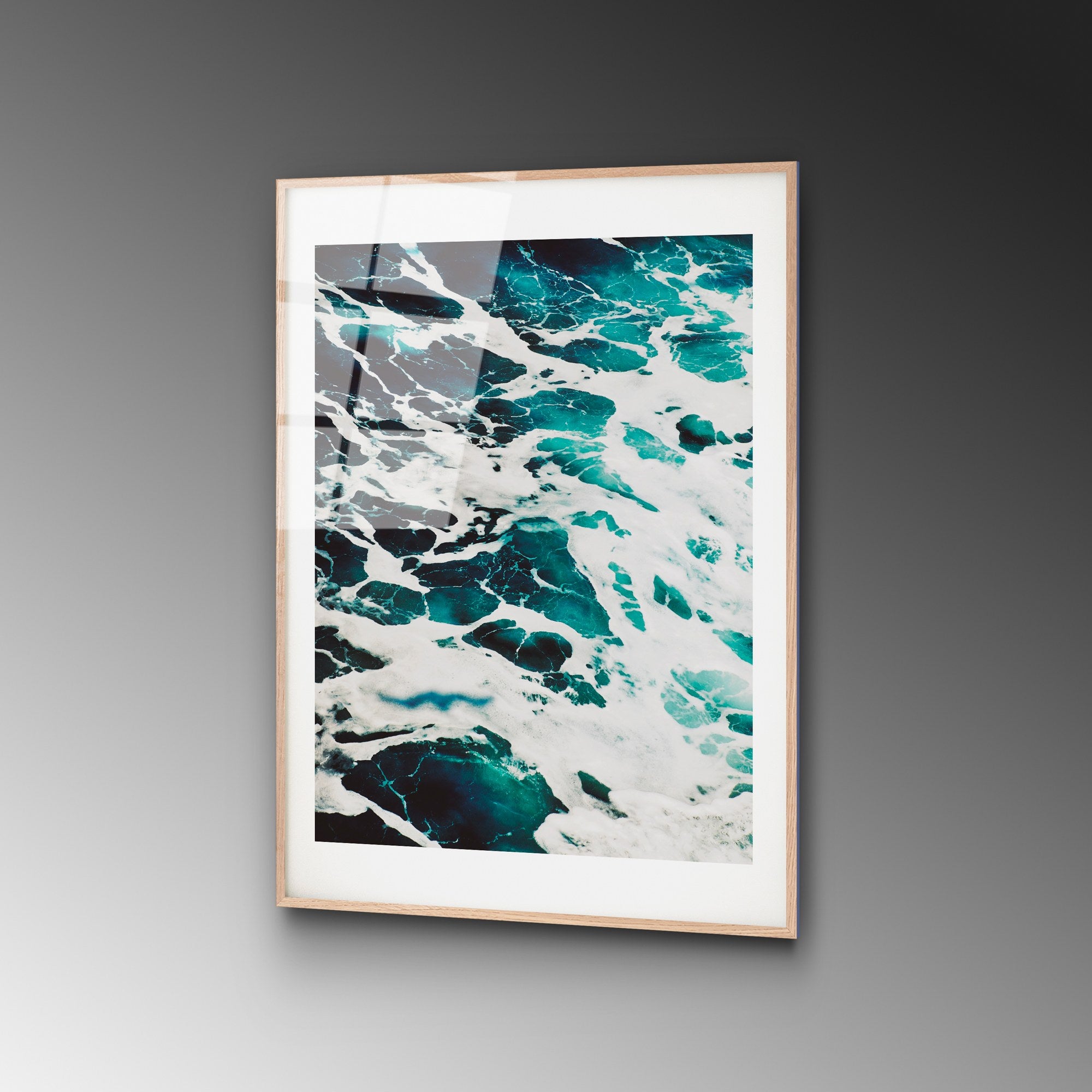 Quadro Decorativo em Vidro Temperado UV-1045, 30x45 cm, Multicolor, 4 mm