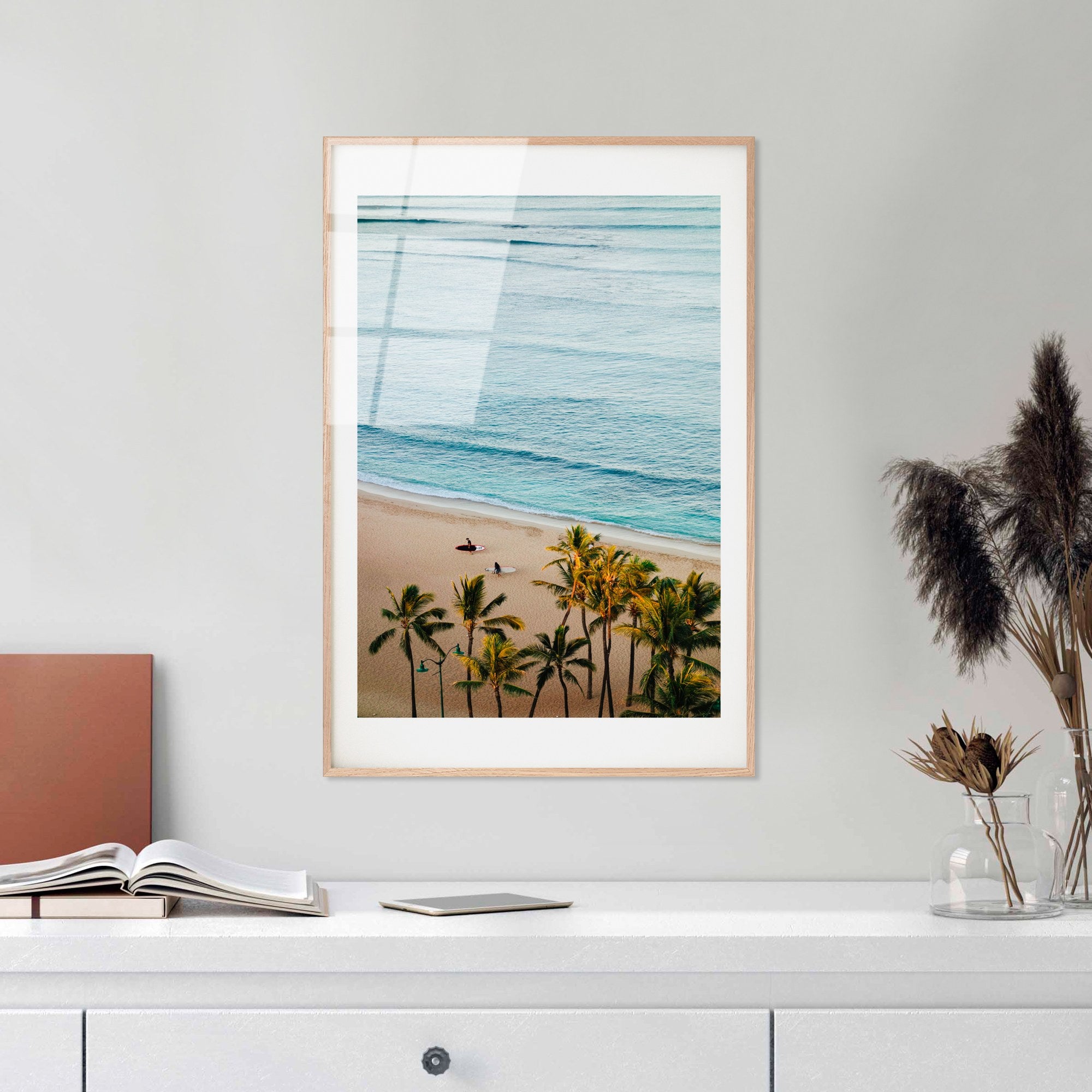 Quadro Decorativo em Vidro Temperado UV-1047, 30 x 45 cm, Multicolor, 4 mm