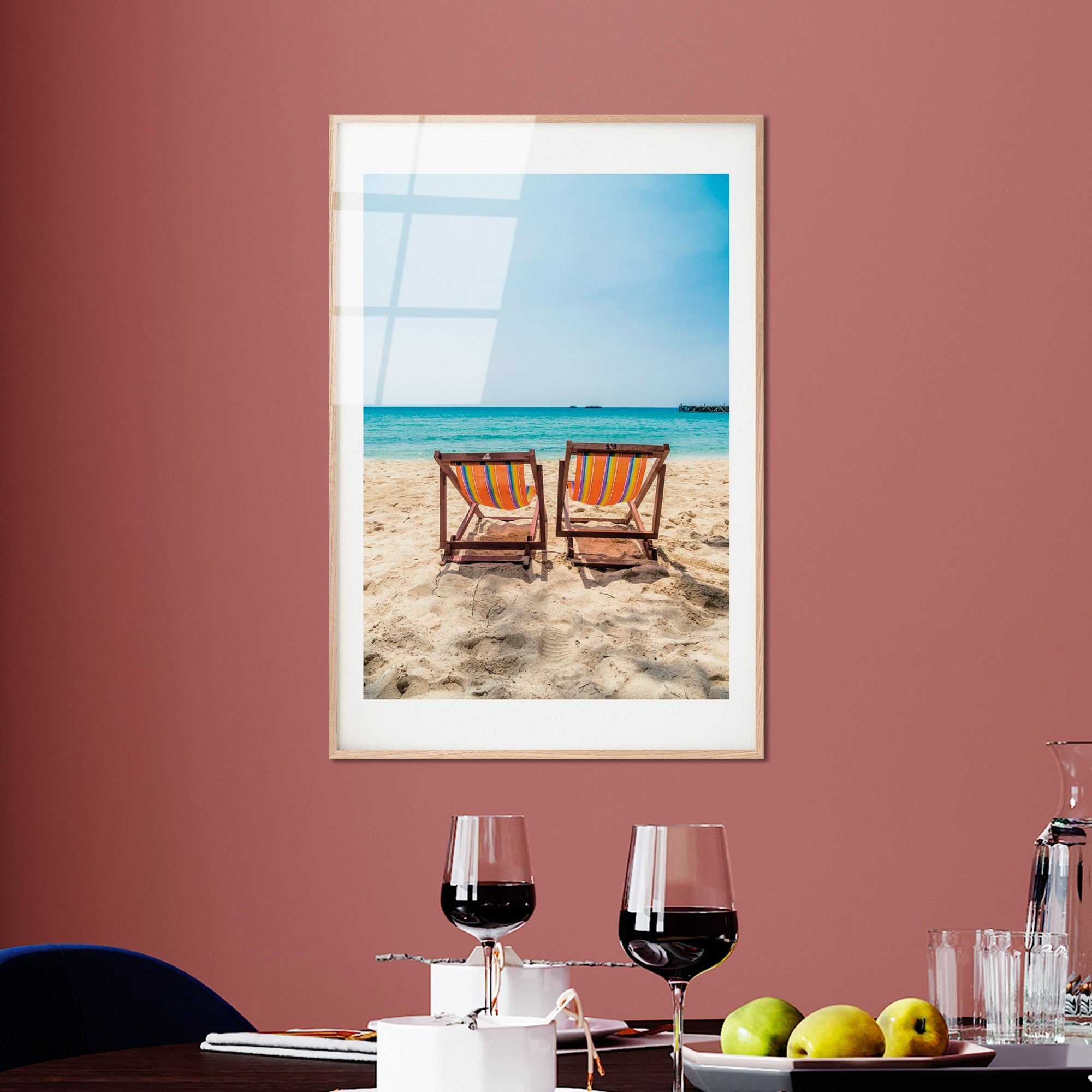 Quadro Decorativo em Vidro Temperado UV-1048, 30 x 45 cm, Multicolorido (4 mm)