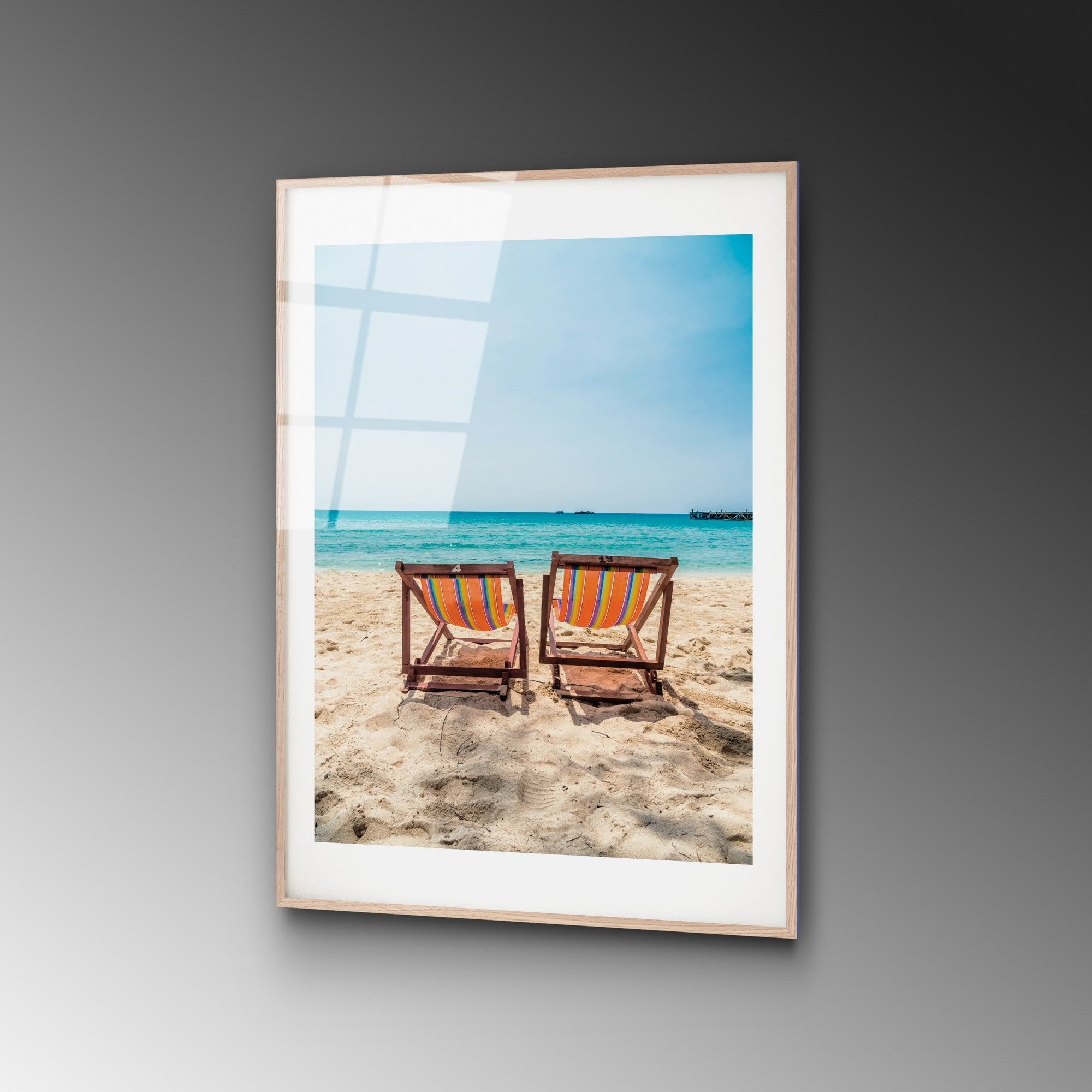 Quadro Decorativo em Vidro Temperado UV-1048, 30 x 45 cm, Multicolorido (4 mm)