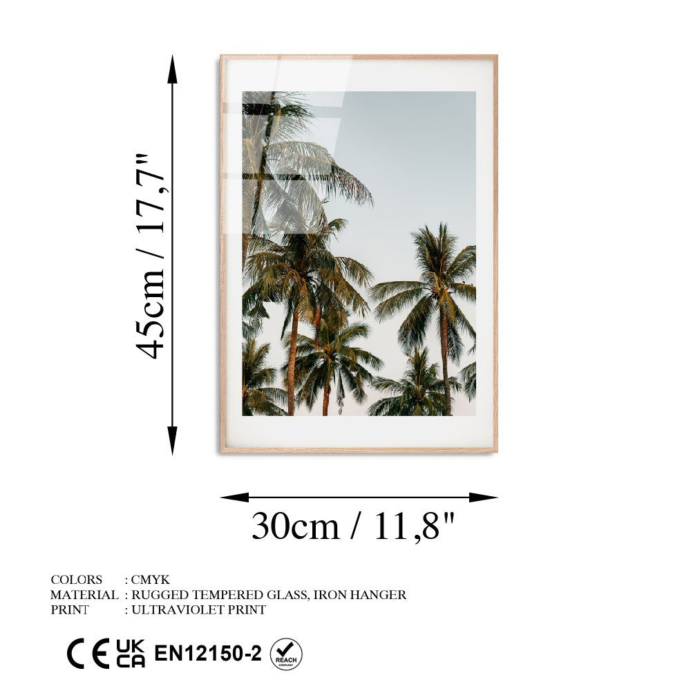 Quadro Decorativo em Vidro Temperado 30x45 cm, Multicolor, 4 mm – UV-1049 (123BZM2544)