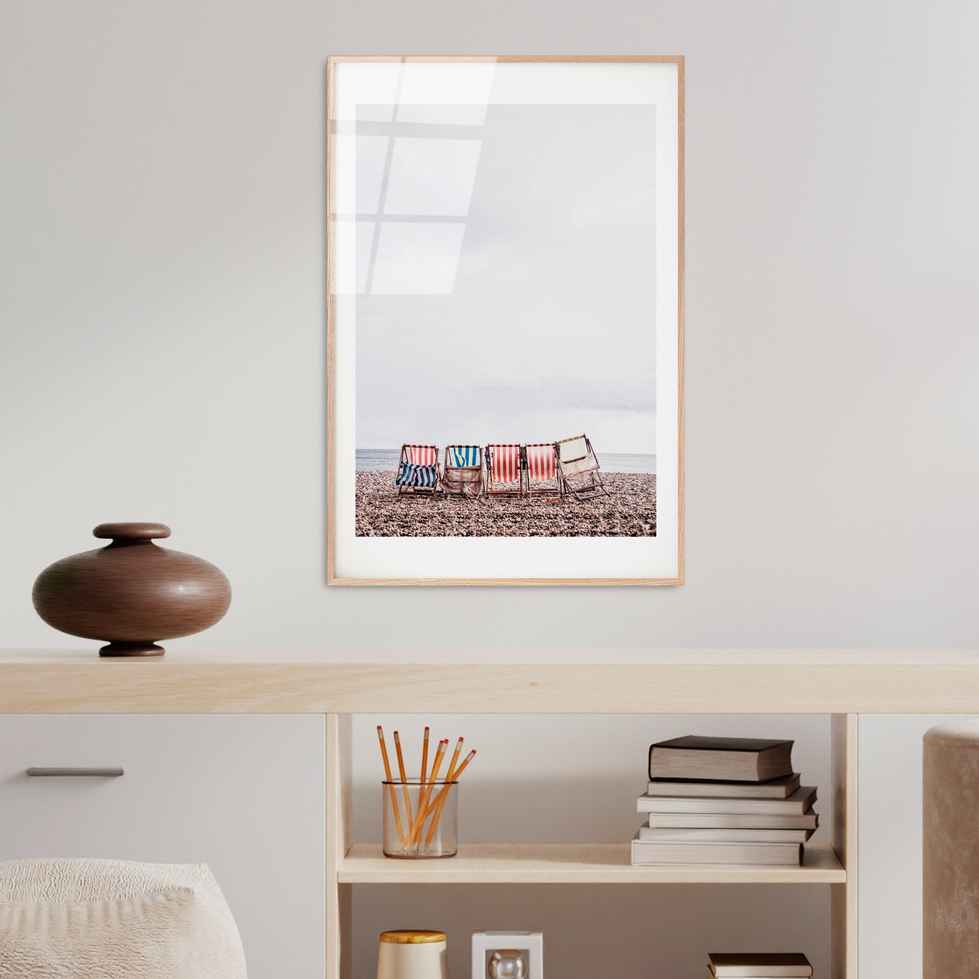 Quadro Decorativo em Vidro Temperado UV-1050, 30 x 45 cm, Multicor, 4 mm