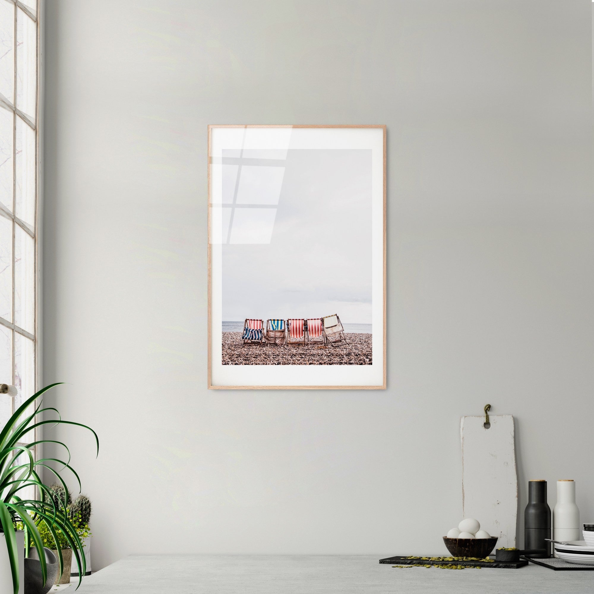 Quadro Decorativo em Vidro Temperado UV-1050, 30 x 45 cm, Multicor, 4 mm