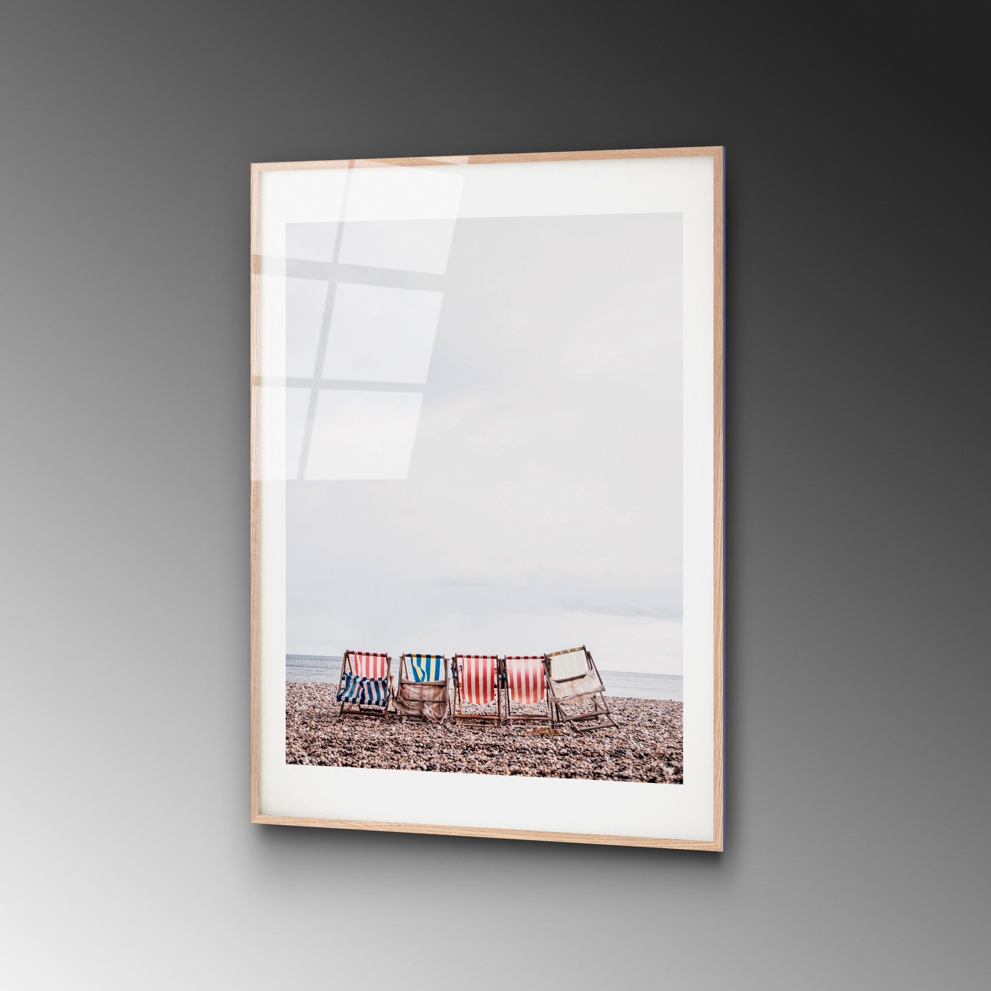 Quadro Decorativo em Vidro Temperado UV-1050, 30 x 45 cm, Multicor, 4 mm