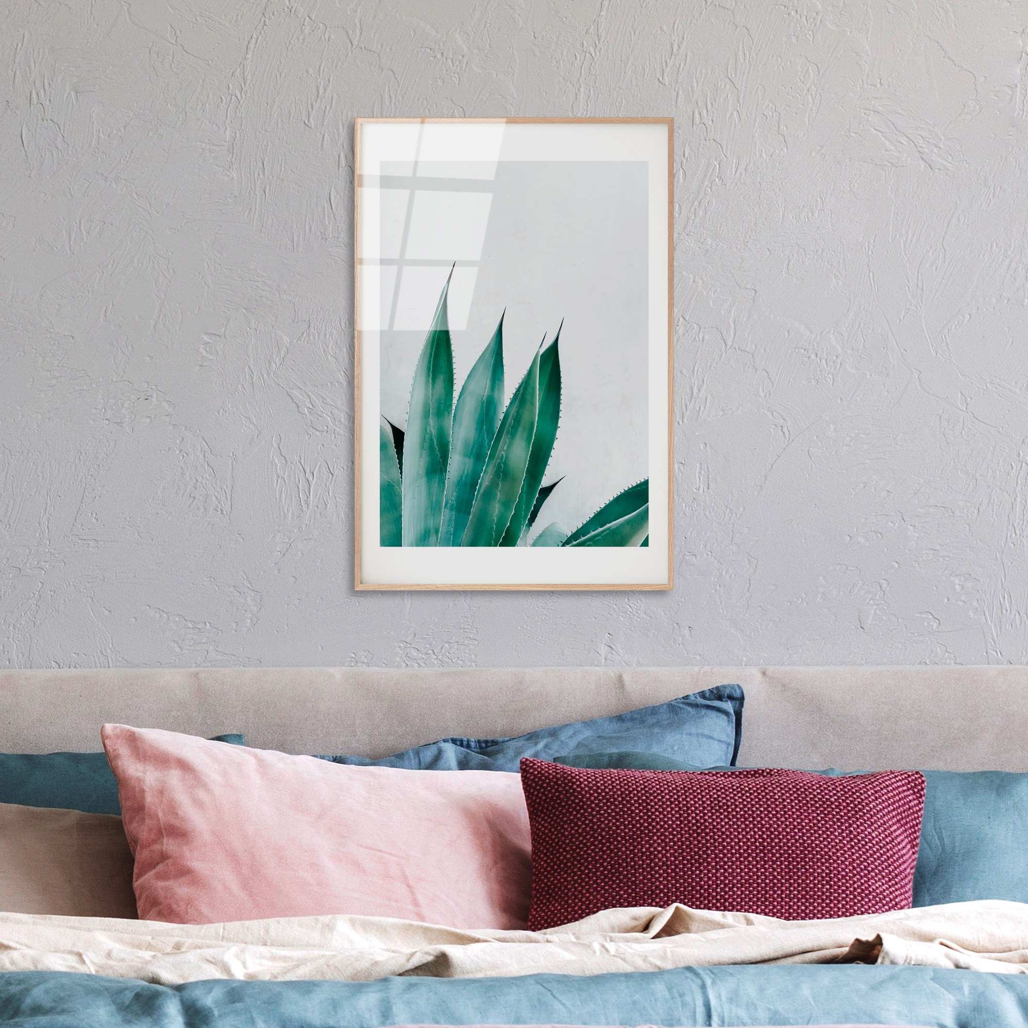 Quadro Decorativo em Vidro Temperado UV-1051, Multicolor, 30 x 45 cm (4 mm)