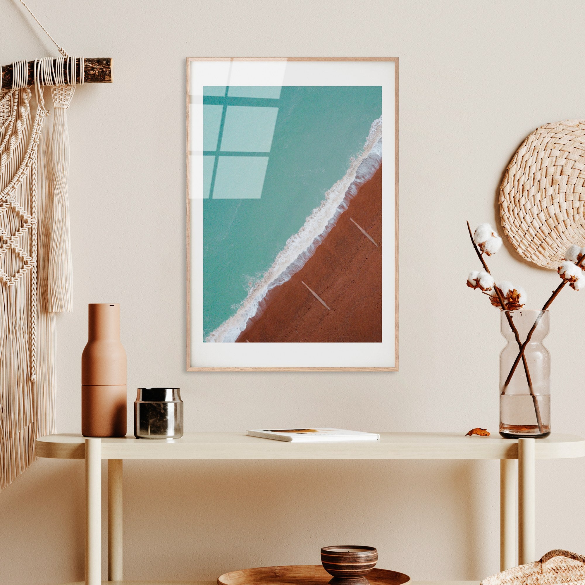 Quadro Decorativo em Vidro Temperado 4 mm Multicolor UV-1055 (30 x 45 cm)