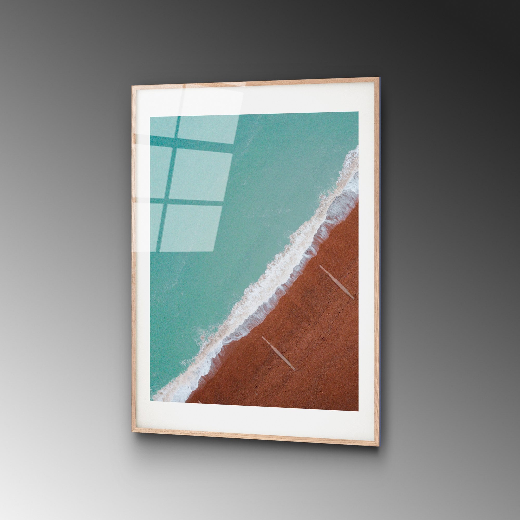 Quadro Decorativo em Vidro Temperado 4 mm Multicolor UV-1055 (30 x 45 cm)