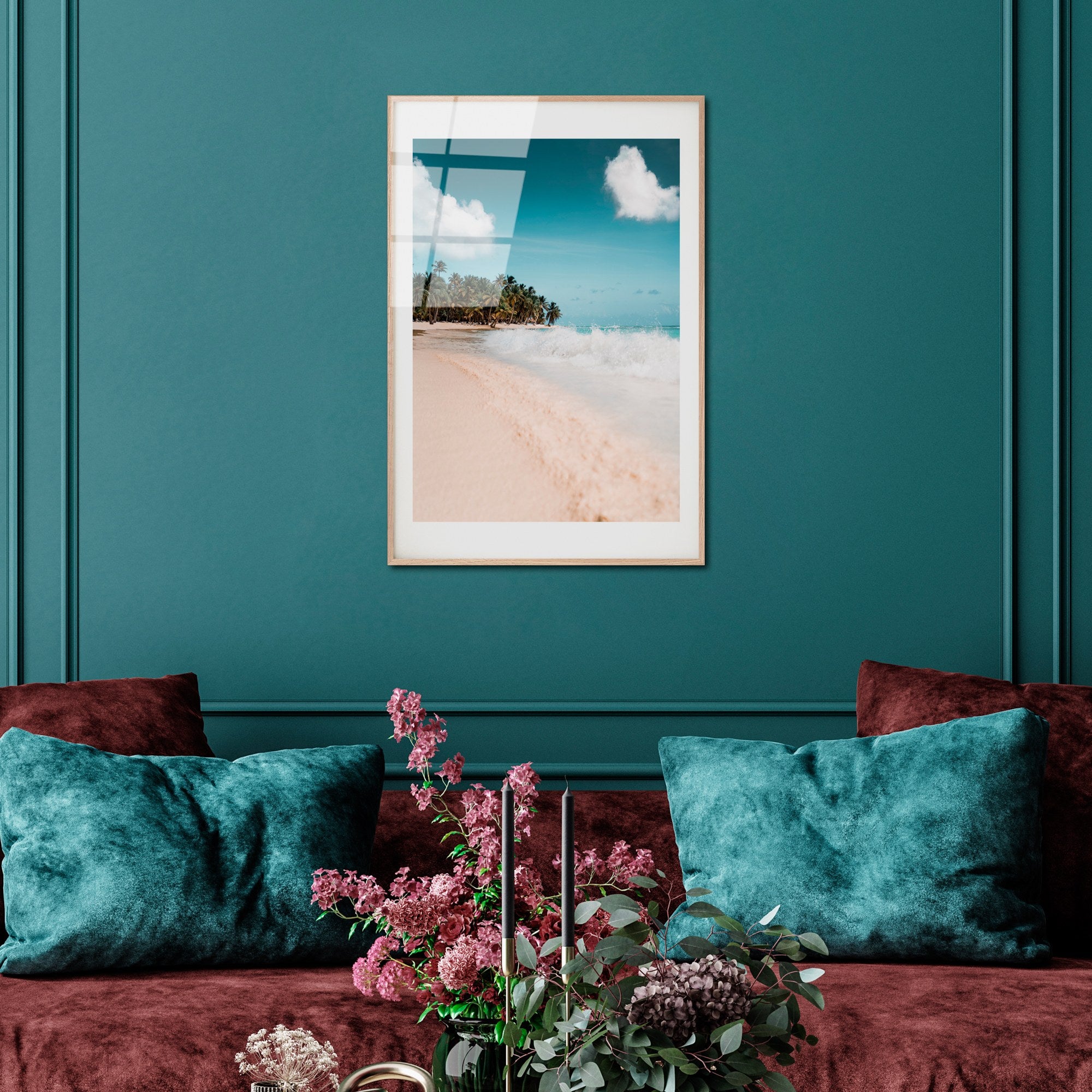 Quadro Decorativo em Vidro Temperado UV-1056 – Multicolor – 30 x 45 cm – Vidro 4 mm – 2,245 kg (Ref. 123BZM2551)