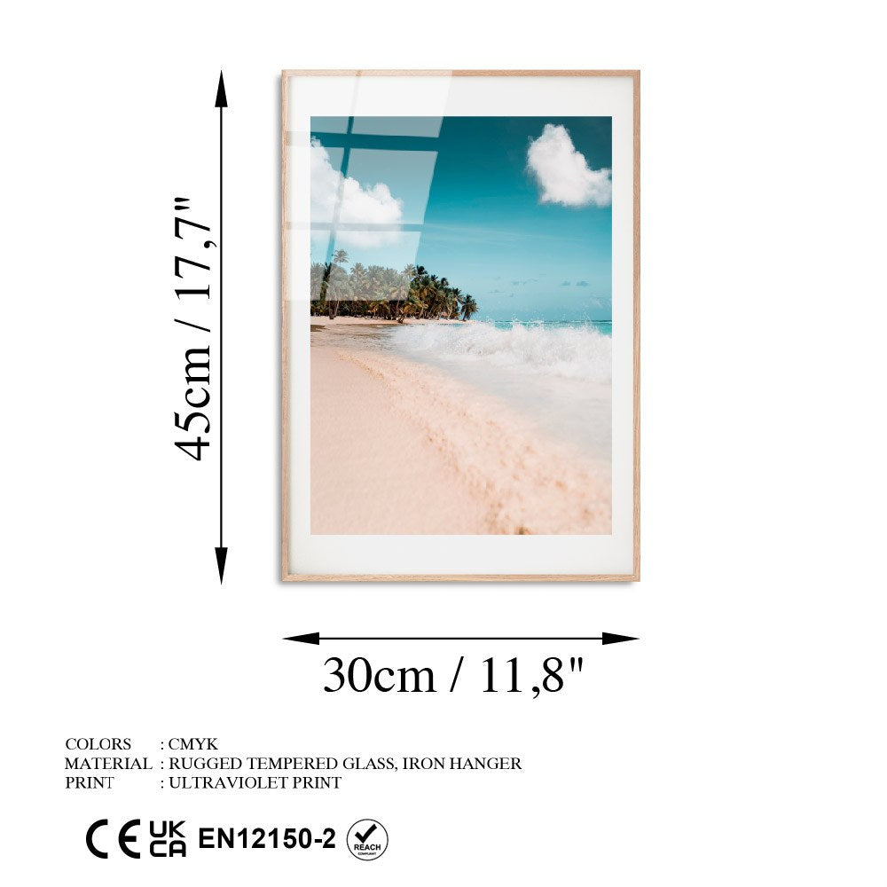 Quadro Decorativo em Vidro Temperado UV-1056 – Multicolor – 30 x 45 cm – Vidro 4 mm – 2,245 kg (Ref. 123BZM2551)