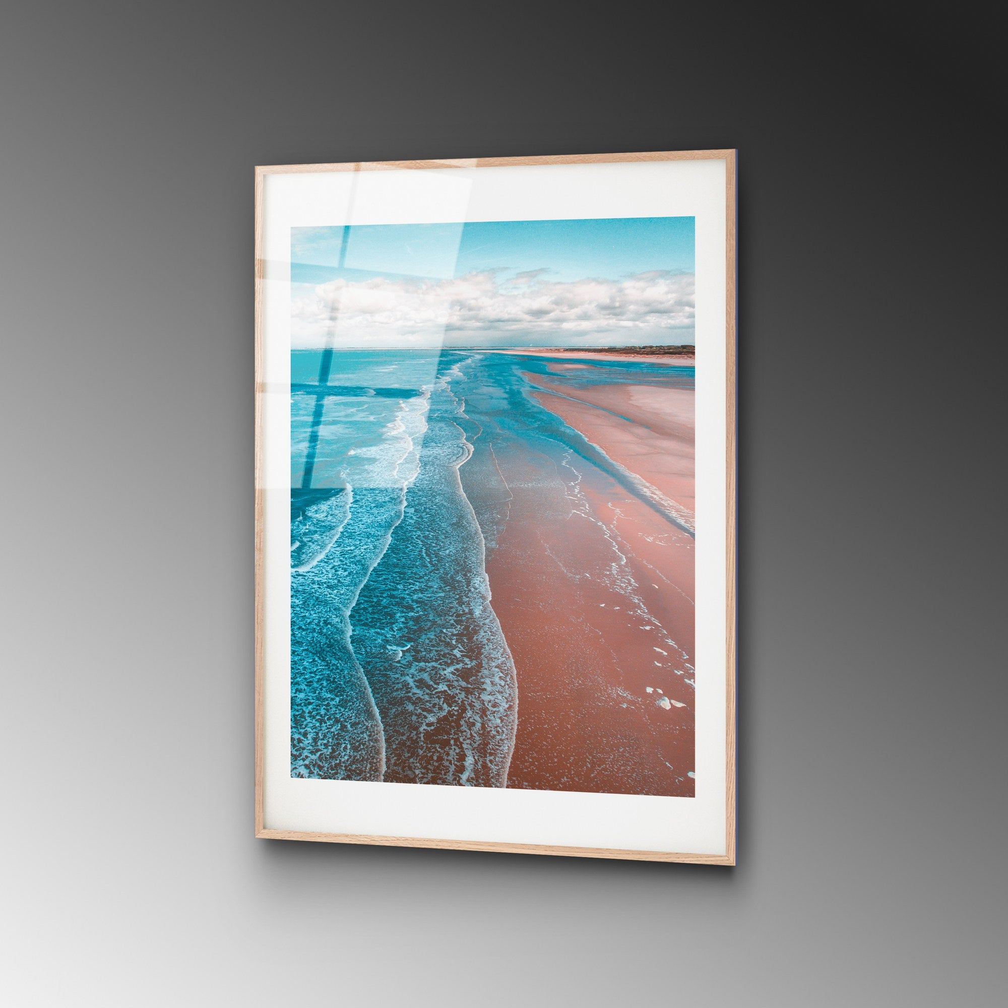 Quadro Decorativo em Vidro Temperado UV-1057, Multicolor, 30 x 45 cm (4 mm)