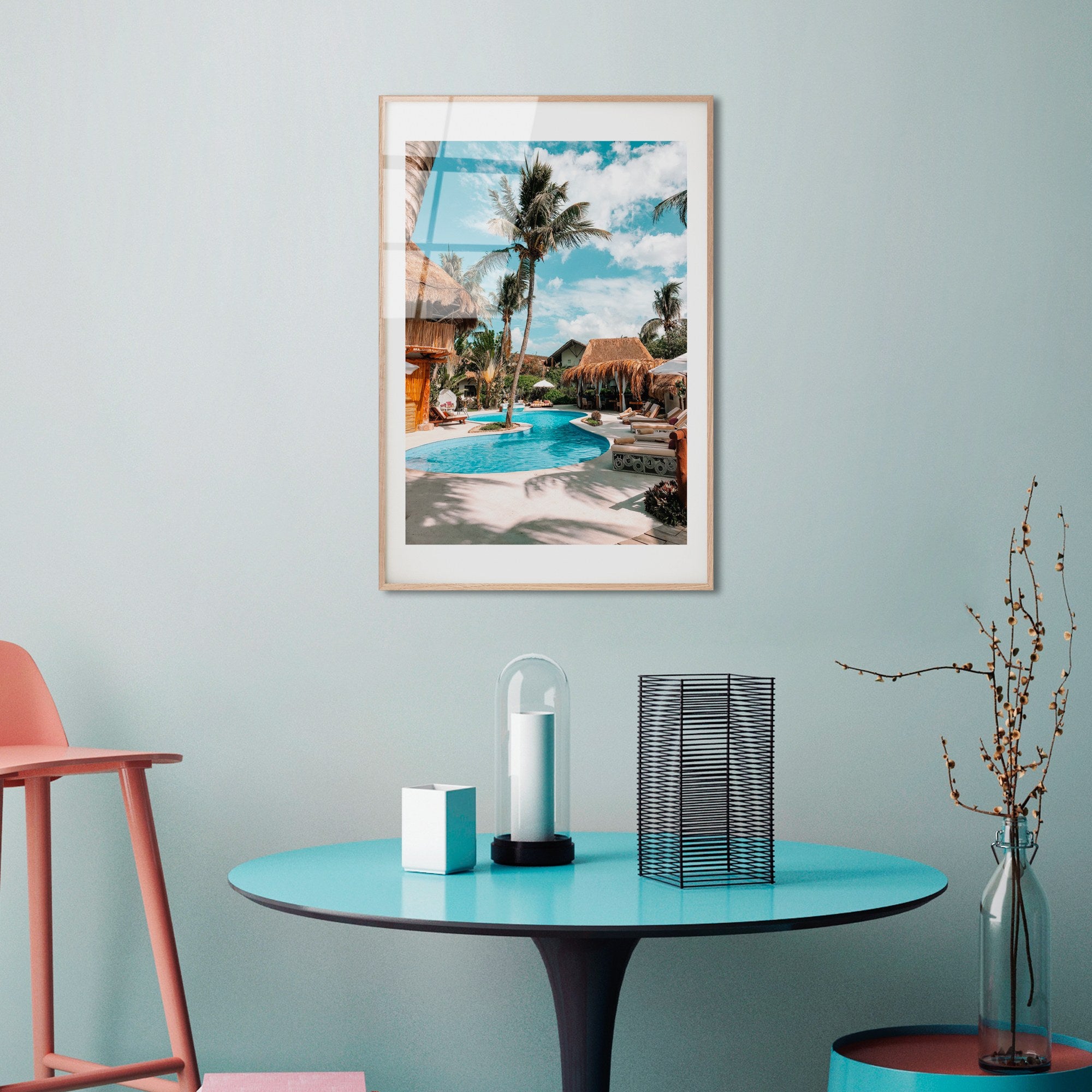 Quadro Decorativo em Vidro Temperado UV-1058 (30 x 45 cm), Multicolor, 4 mm