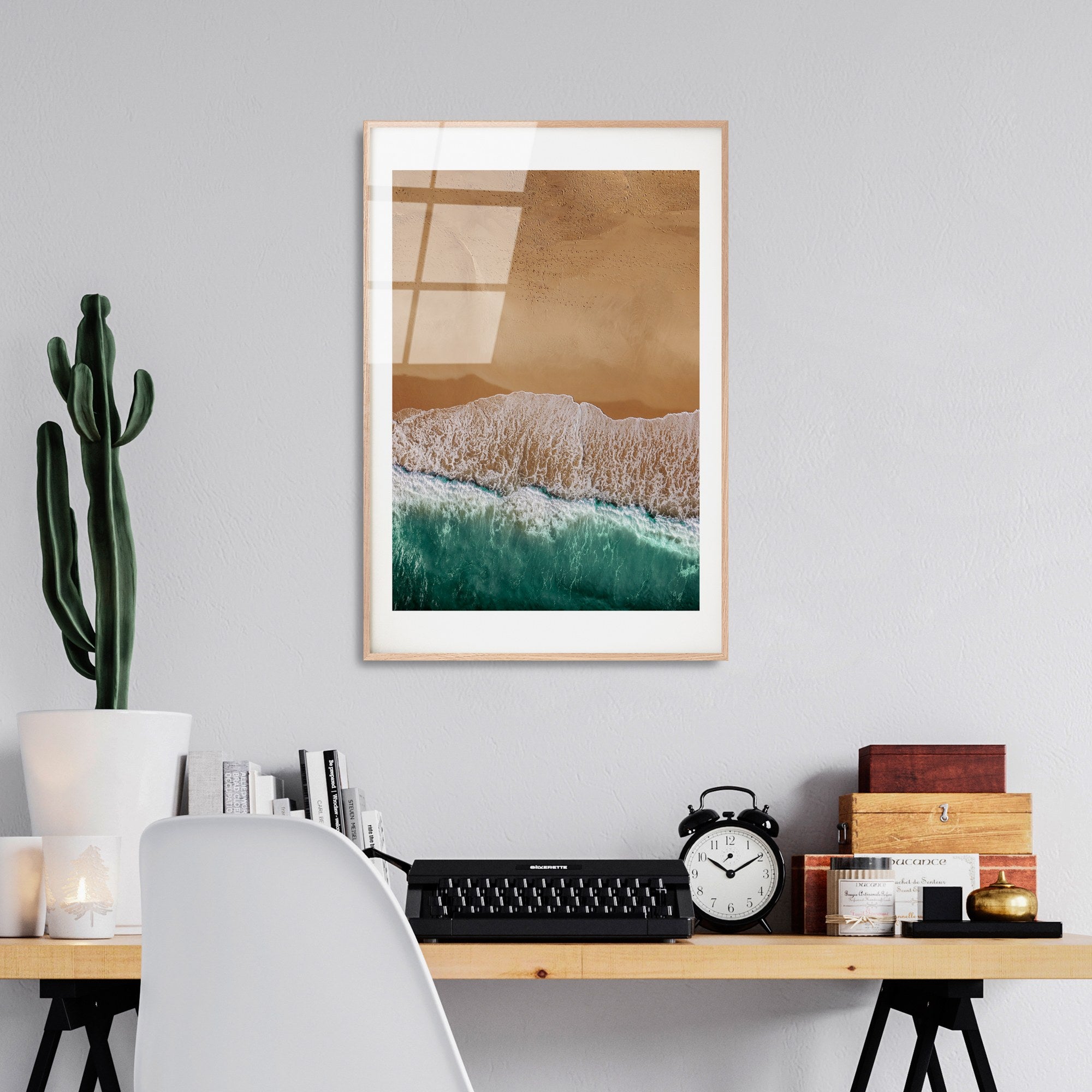 Quadro Decorativo em Vidro Temperado 4 mm UV-1059, 30x45 cm, Multicolor