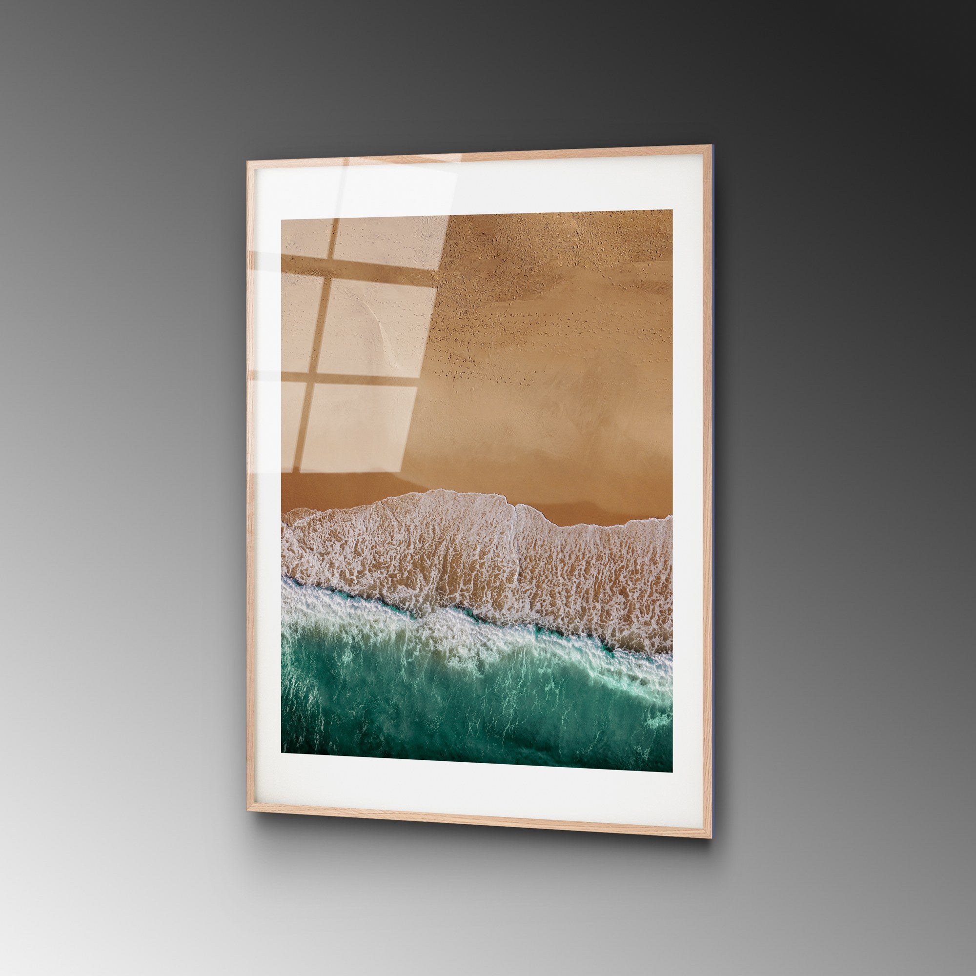 Quadro Decorativo em Vidro Temperado 4 mm UV-1059, 30x45 cm, Multicolor