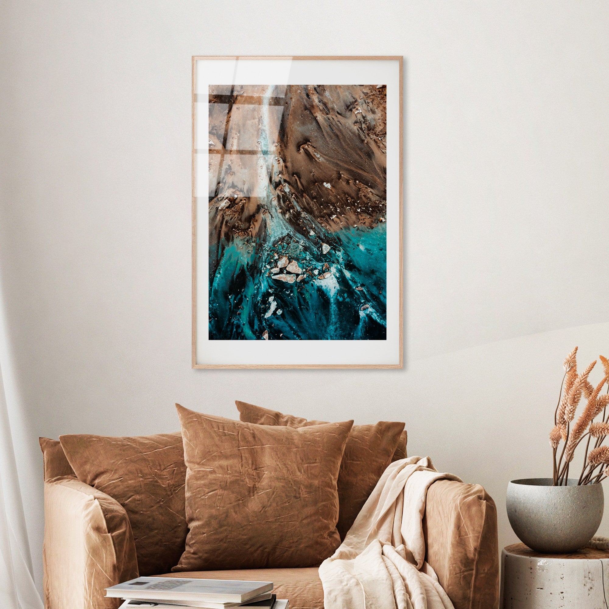 Quadro Decorativo em Vidro Temperado UV-1061, 30x45 cm, Multicolor (4 mm)