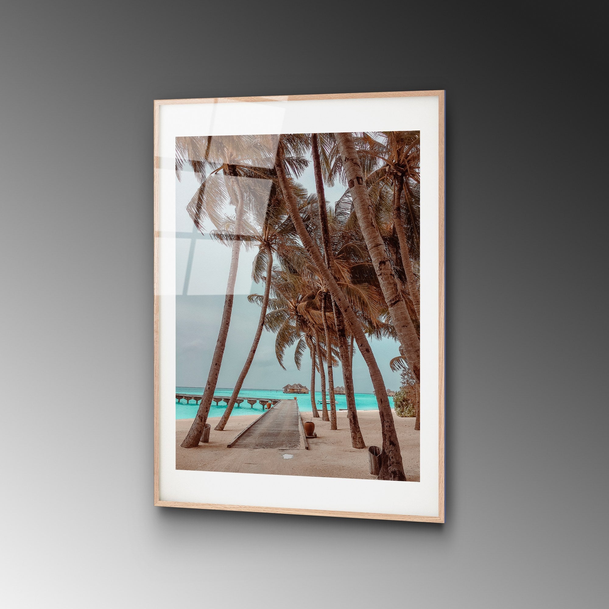 Quadro Decorativo em Vidro Temperado (4 mm) UV-1062, Multicolor, 30 x 45 cm