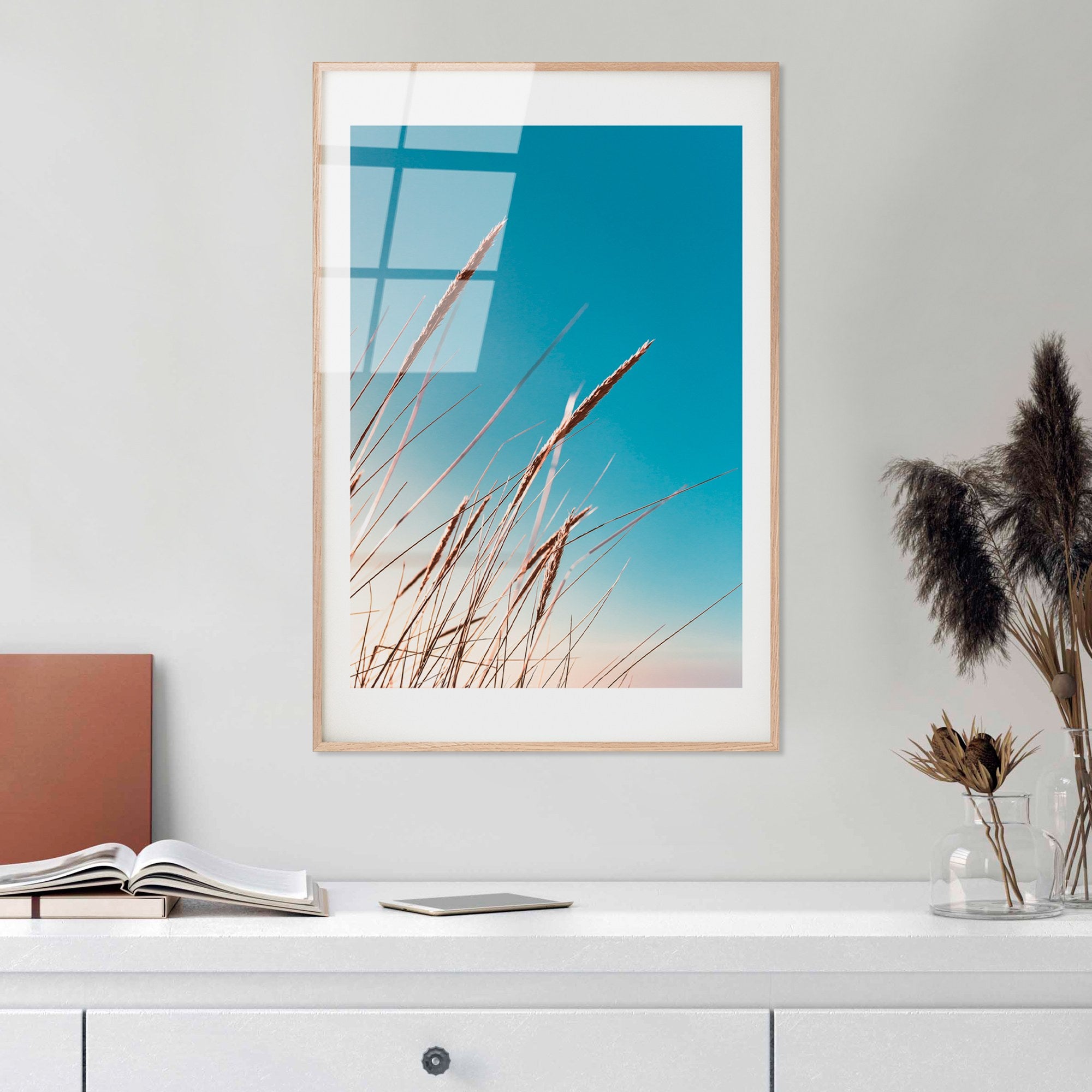 Quadro Decorativo em Vidro Temperado UV-1063, Multicolor, 30 x 45 cm (Vidro 100% Temperado 4 mm)