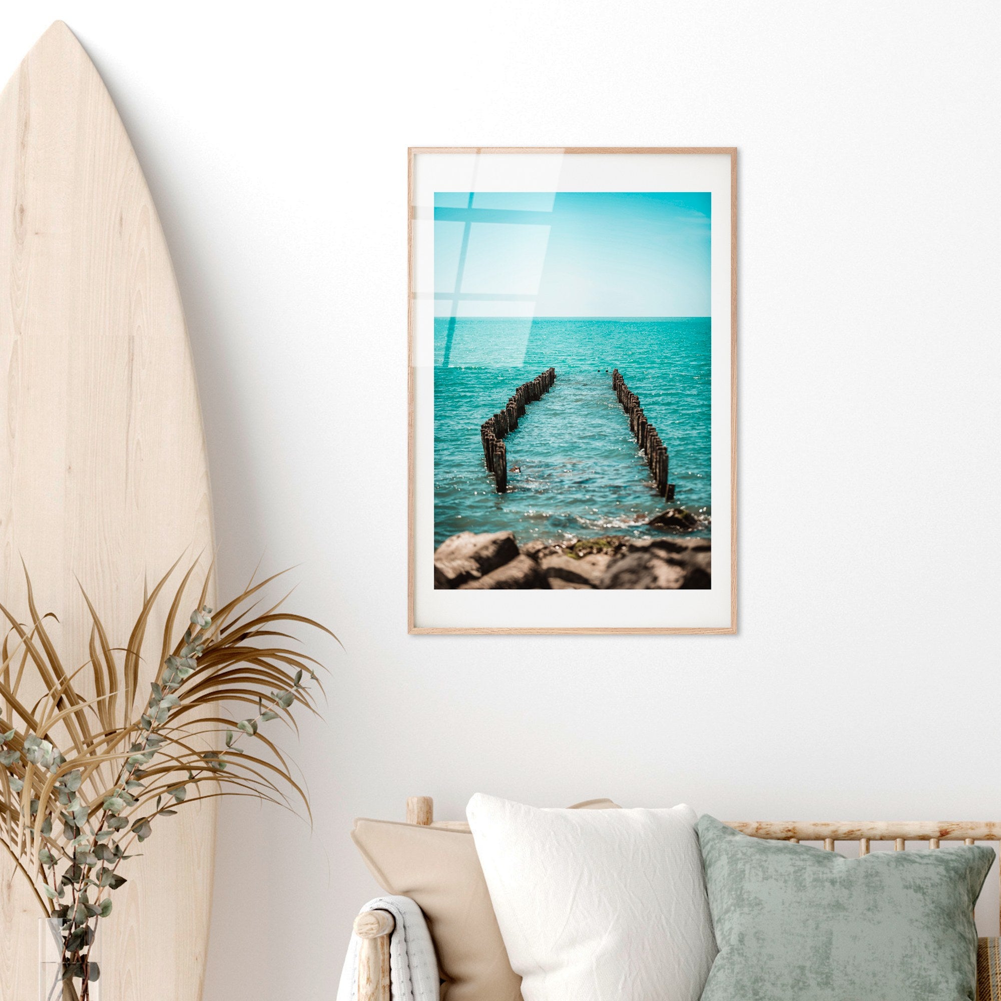 Quadro Decorativo em Vidro Temperado UV-1064, Multicolor, 30 x 45 cm, 4 mm