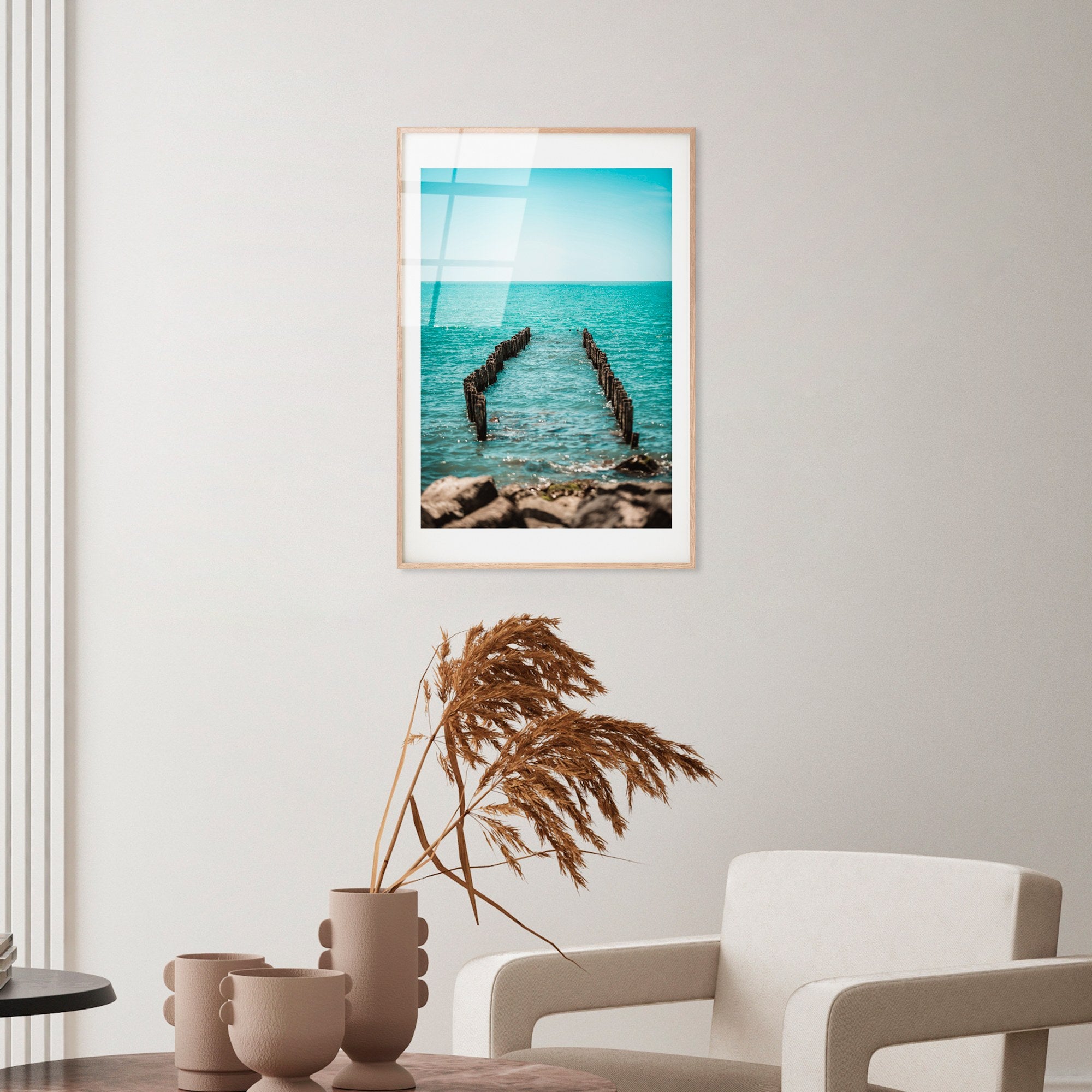 Quadro Decorativo em Vidro Temperado UV-1064, Multicolor, 30 x 45 cm, 4 mm