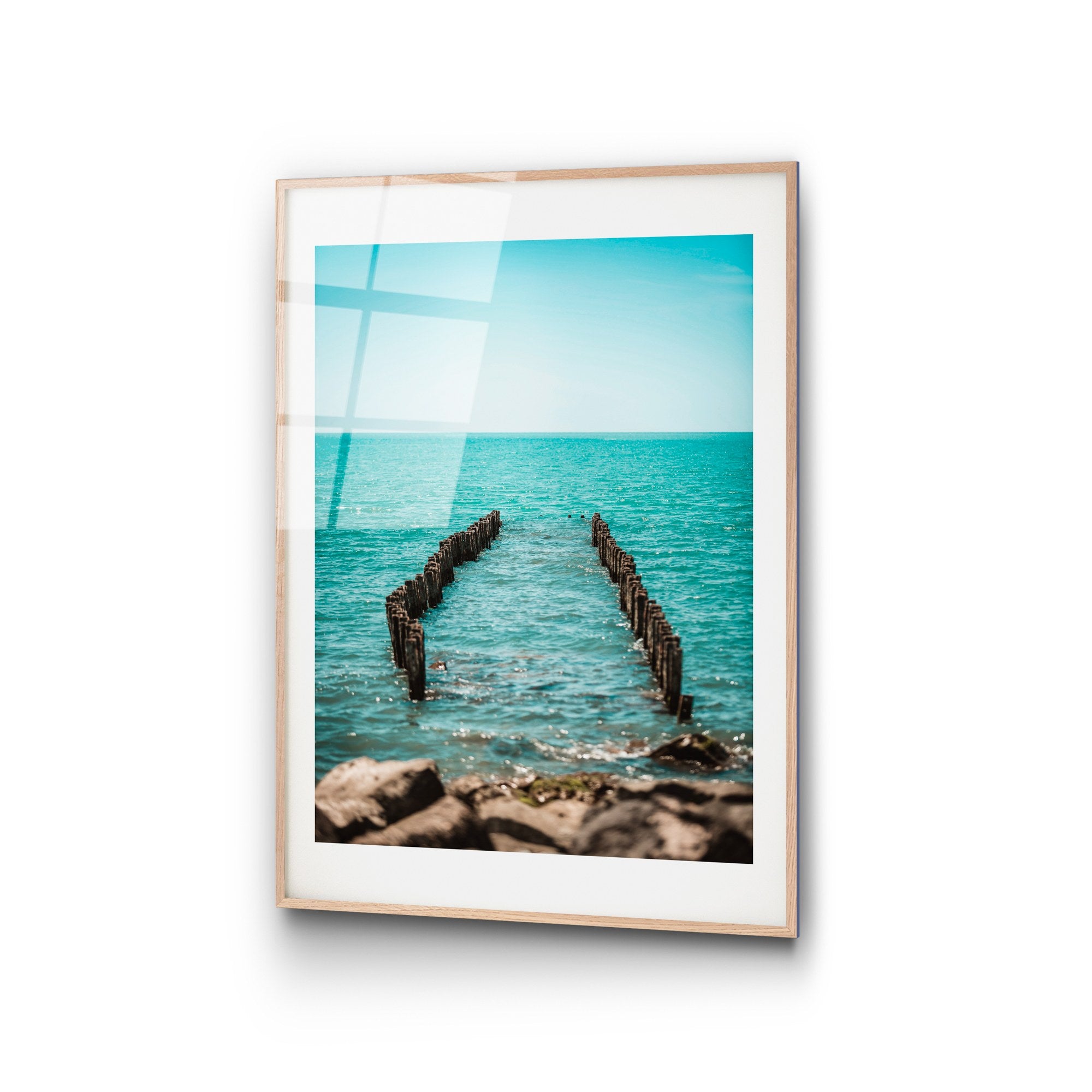 Quadro Decorativo em Vidro Temperado UV-1064, Multicolor, 30 x 45 cm, 4 mm