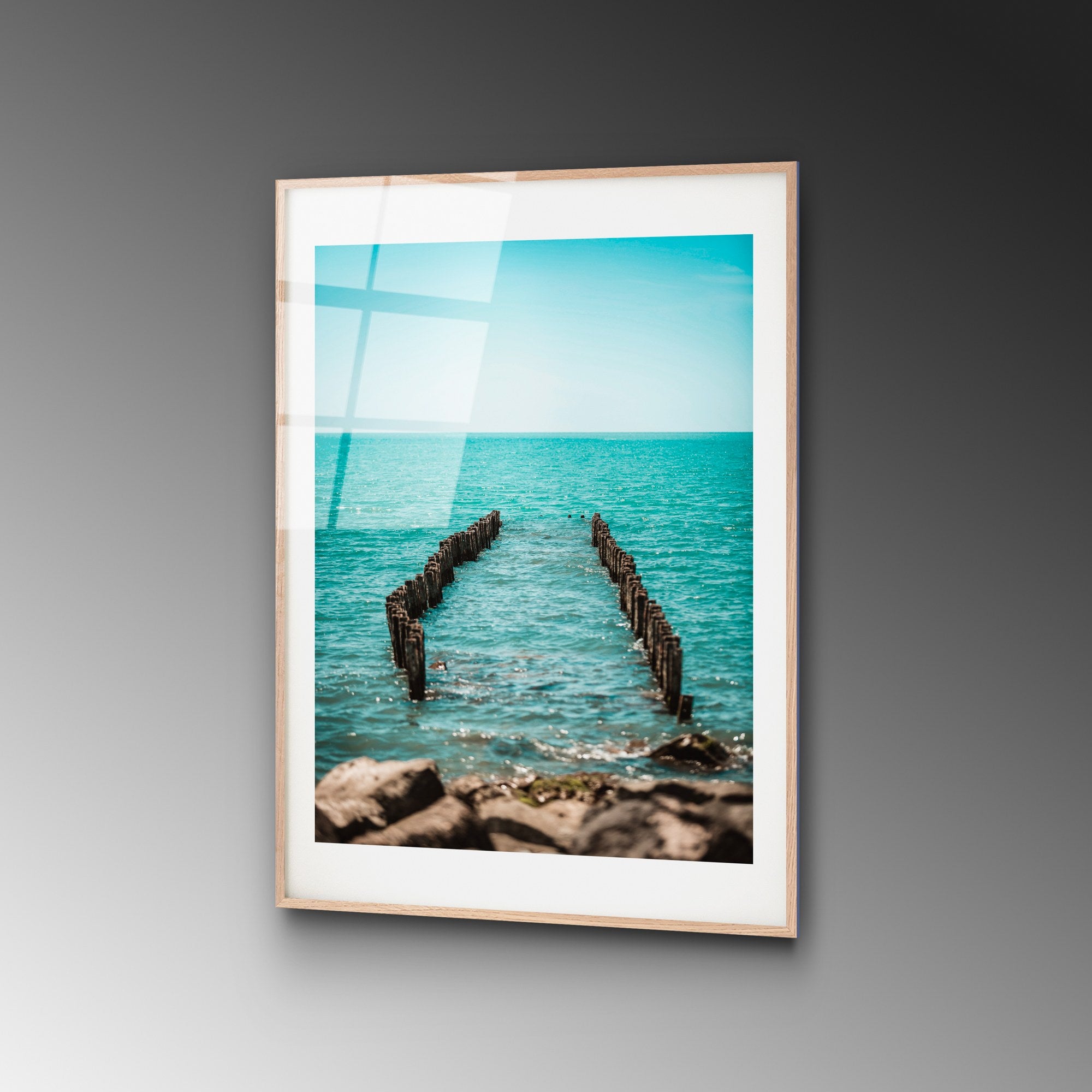 Quadro Decorativo em Vidro Temperado UV-1064, Multicolor, 30 x 45 cm, 4 mm