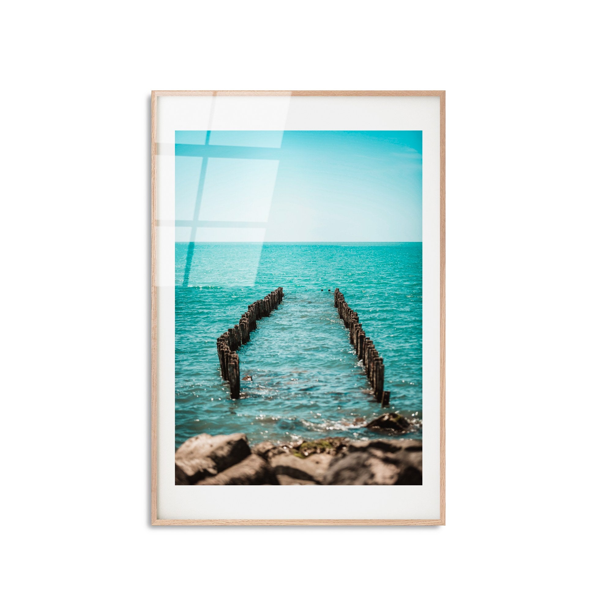 Quadro Decorativo em Vidro Temperado UV-1064, Multicolor, 30 x 45 cm, 4 mm