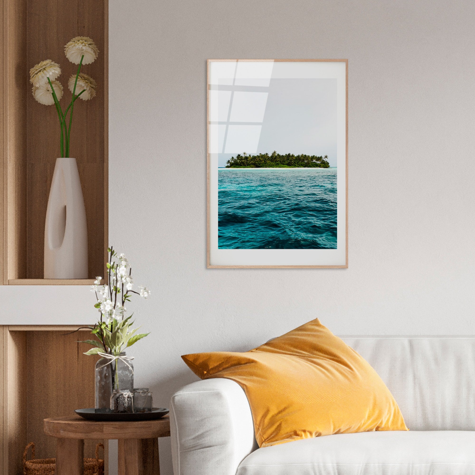 Quadro Decorativo 100% Vidro Temperado 4 mm UV-1065, 30 x 45 cm, Multicolor