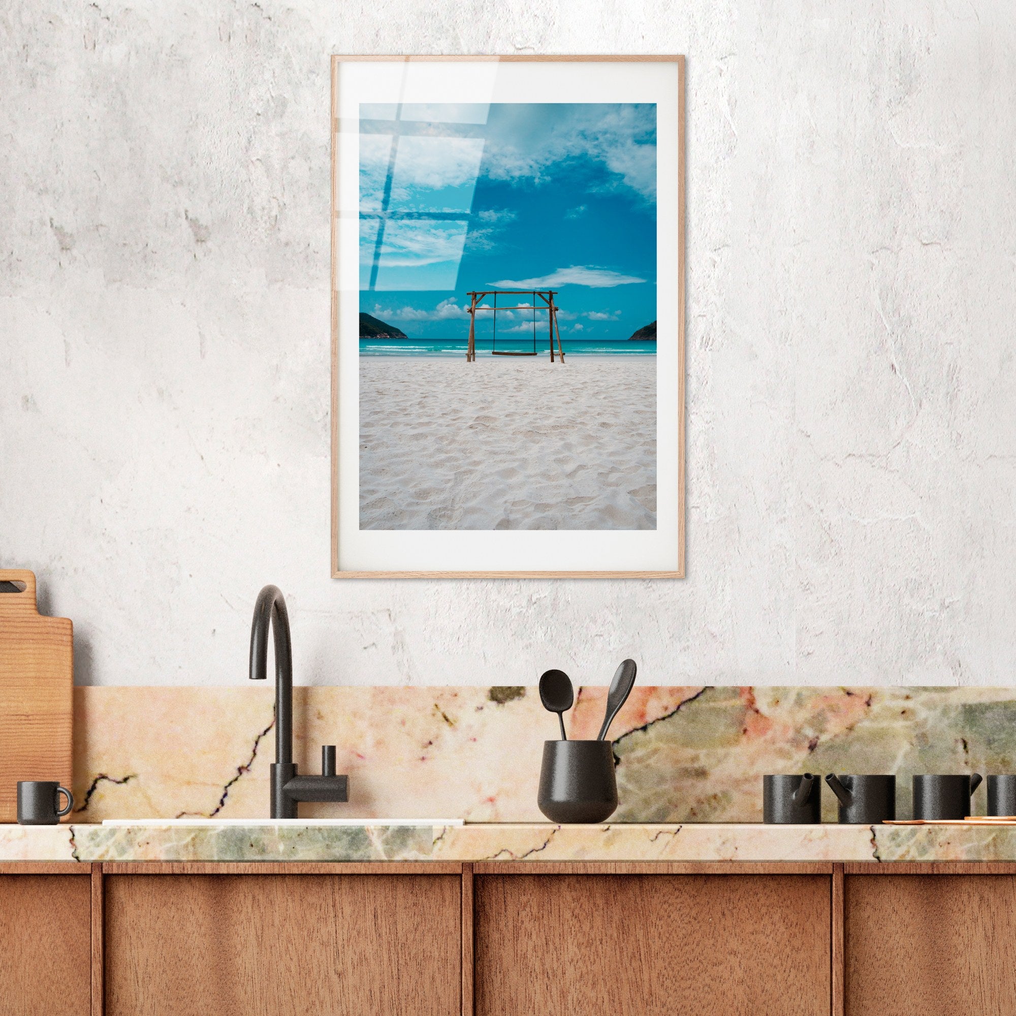 Quadro Decorativo em Vidro Temperado 4 mm Multicolorido 30 x 45 cm – UV-1066 (123BZM2561)