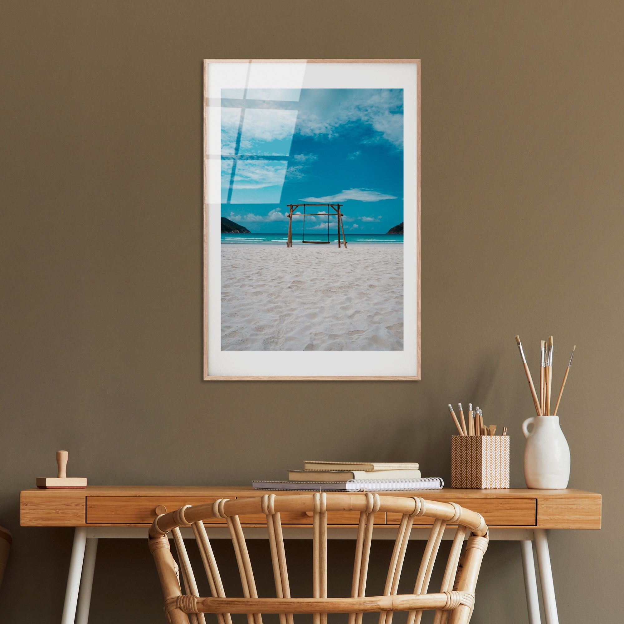 Quadro Decorativo em Vidro Temperado 4 mm Multicolorido 30 x 45 cm – UV-1066 (123BZM2561)