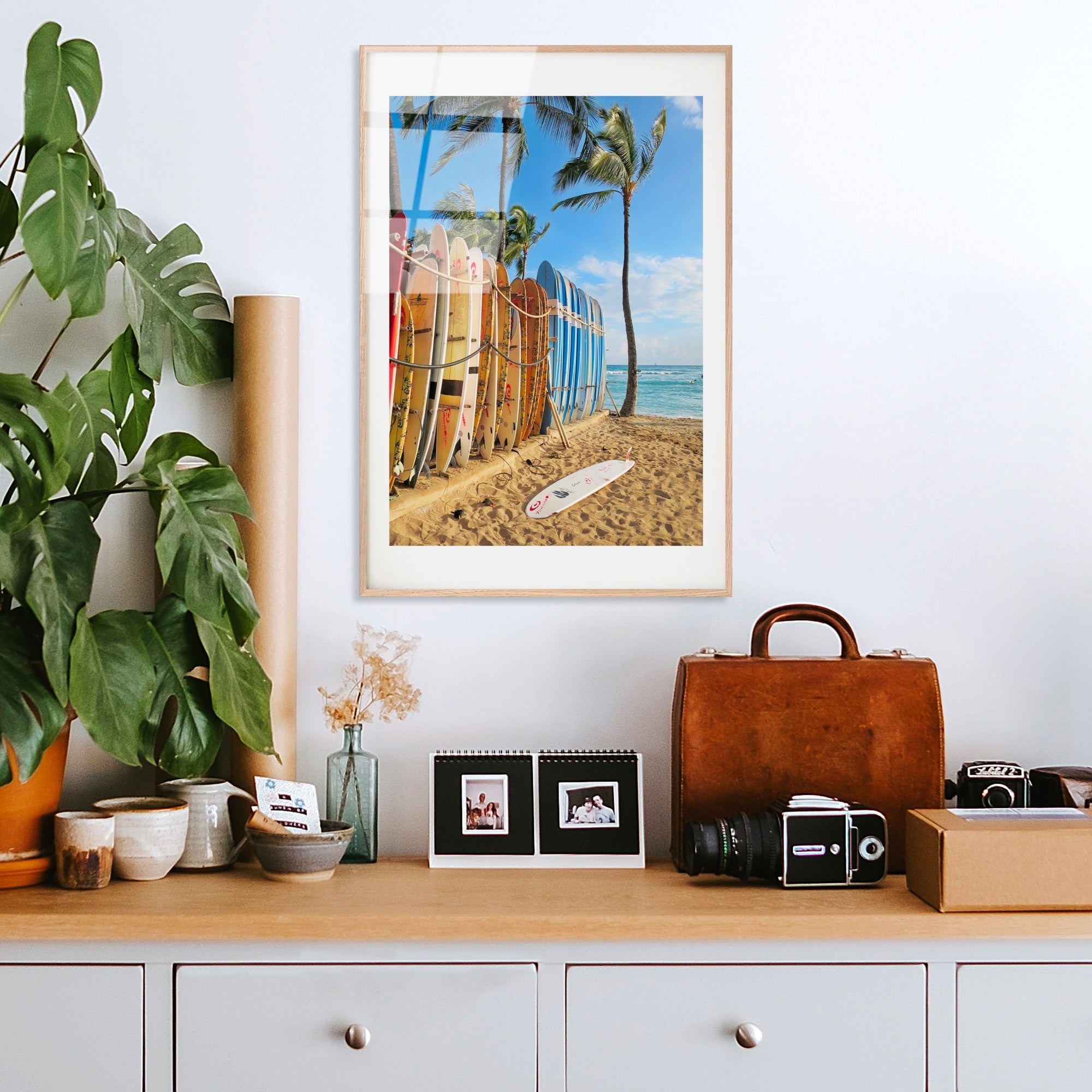 Quadro Decorativo em Vidro Temperado (100%) UV-1068, Multicolorido, 30 x 45 cm, 4 mm