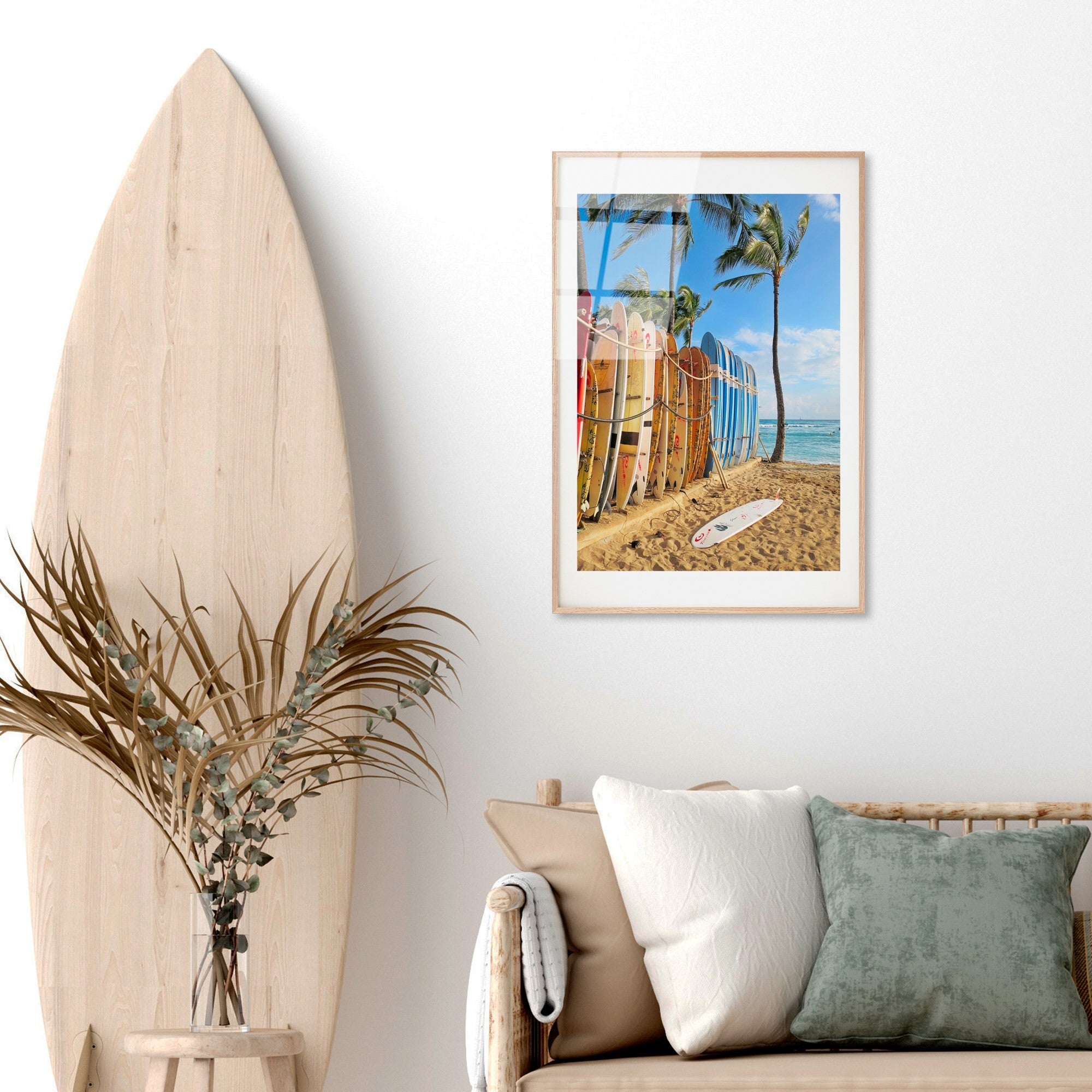 Quadro Decorativo em Vidro Temperado (100%) UV-1068, Multicolorido, 30 x 45 cm, 4 mm